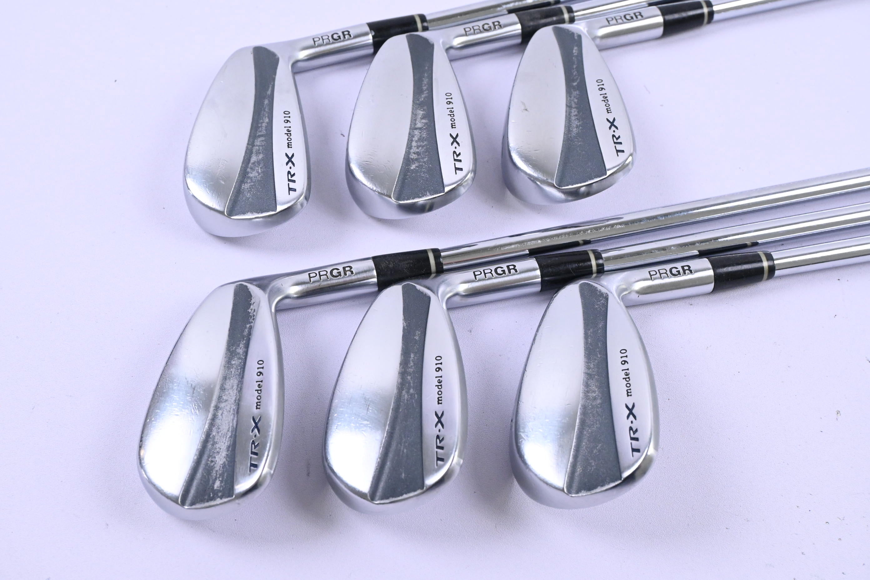 PRGR TR-X Model 910 Irons / 5-PW / Stiff Flex TX-R Shafts