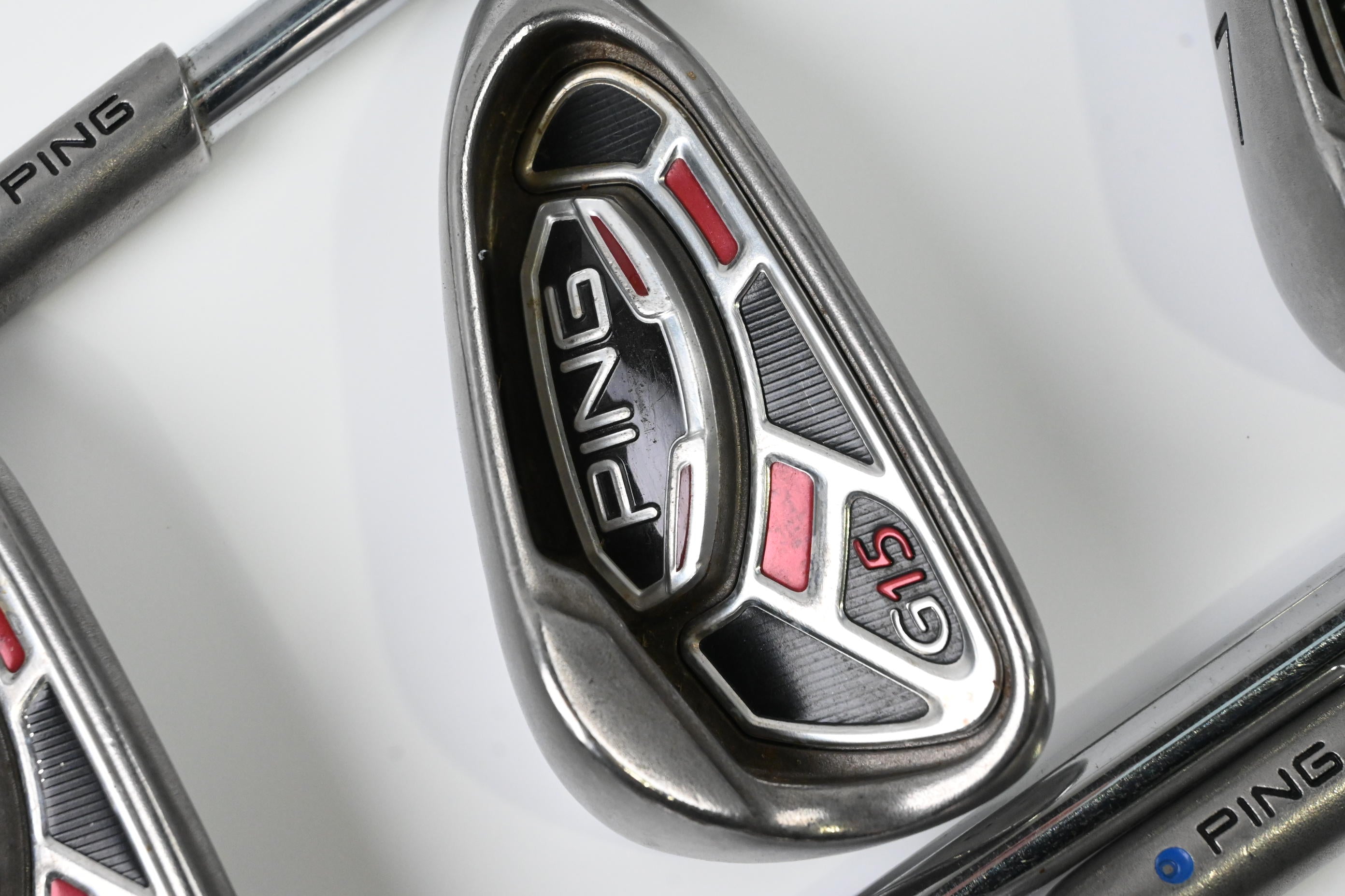 Ping G15 Irons / 5-PW / Blue Dot / Regular Flex Ping AWT Shafts