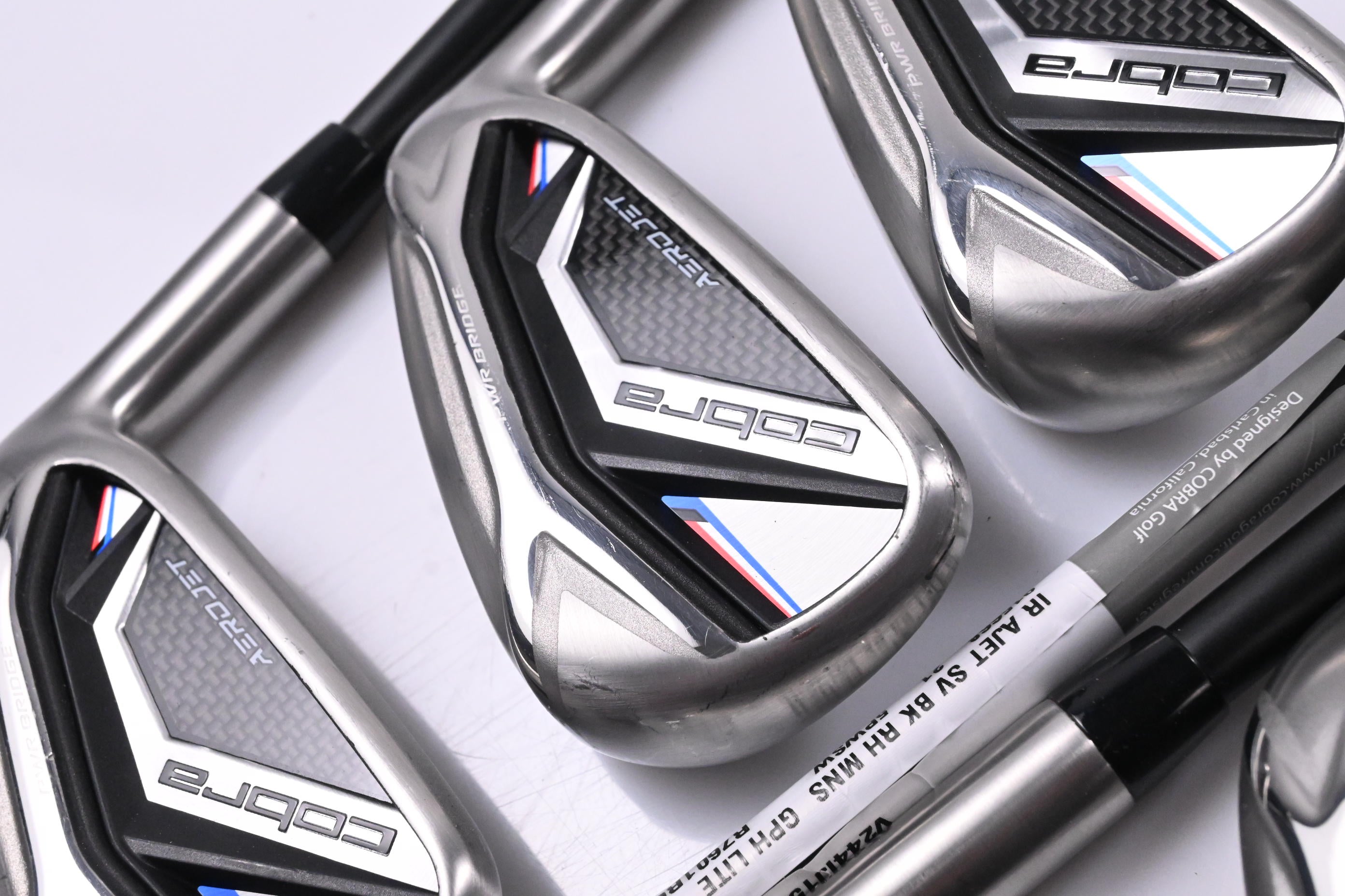 Cobra Aerojet Irons / 5-PW+SW / Senior Flex KBS PGI 65 Shafts