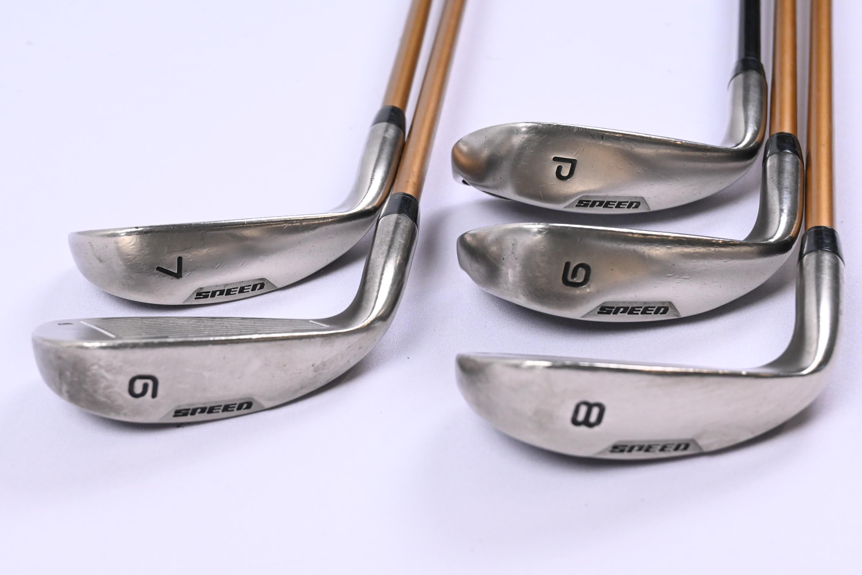 Benross Gold Speed Irons / 7-PW+GW / Senior Flex Aldila Gold Speed Shafts