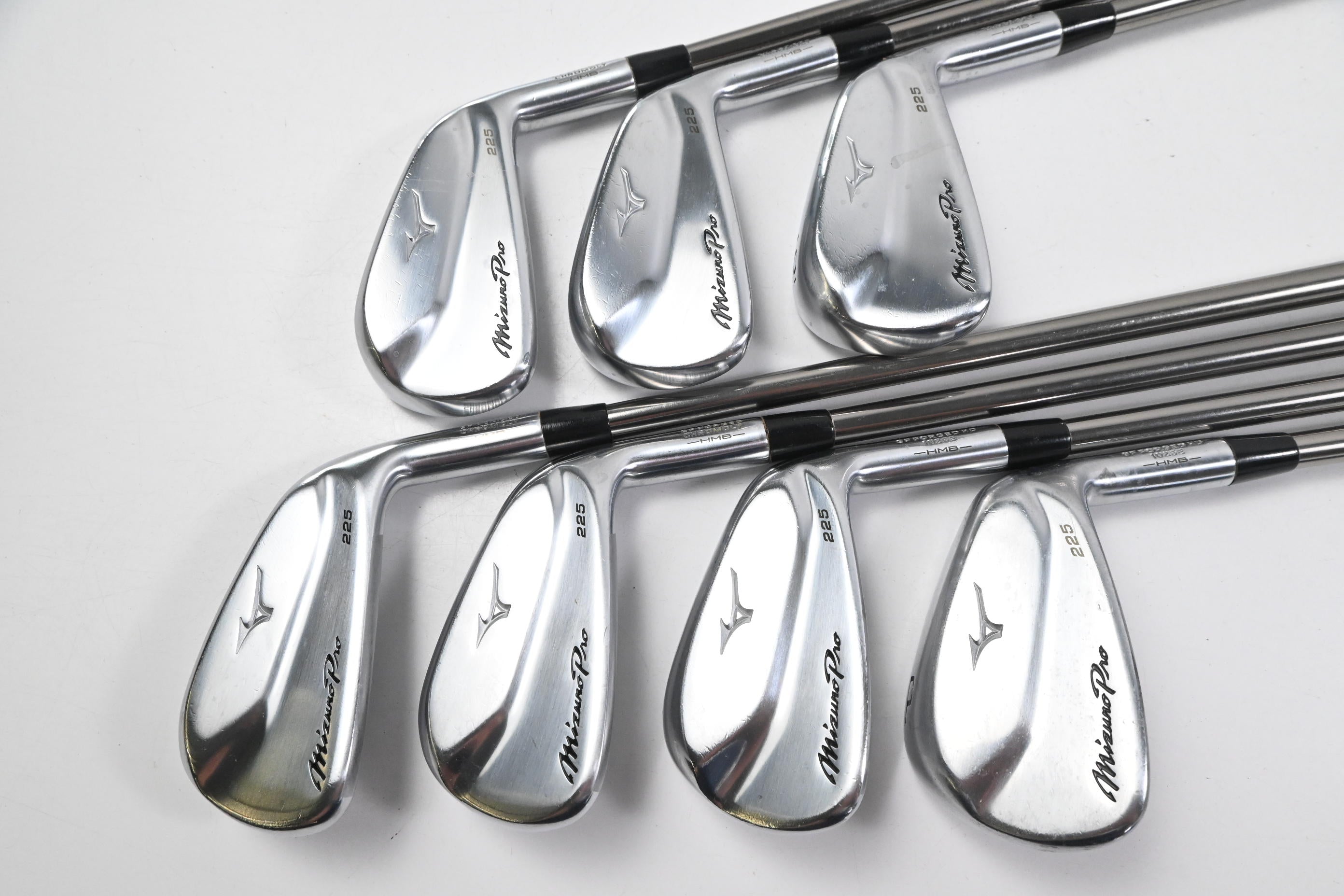 Mizuno Pro 225 Irons / 4-PW / Stiff Flex UST Recoil ESX 460 Shafts