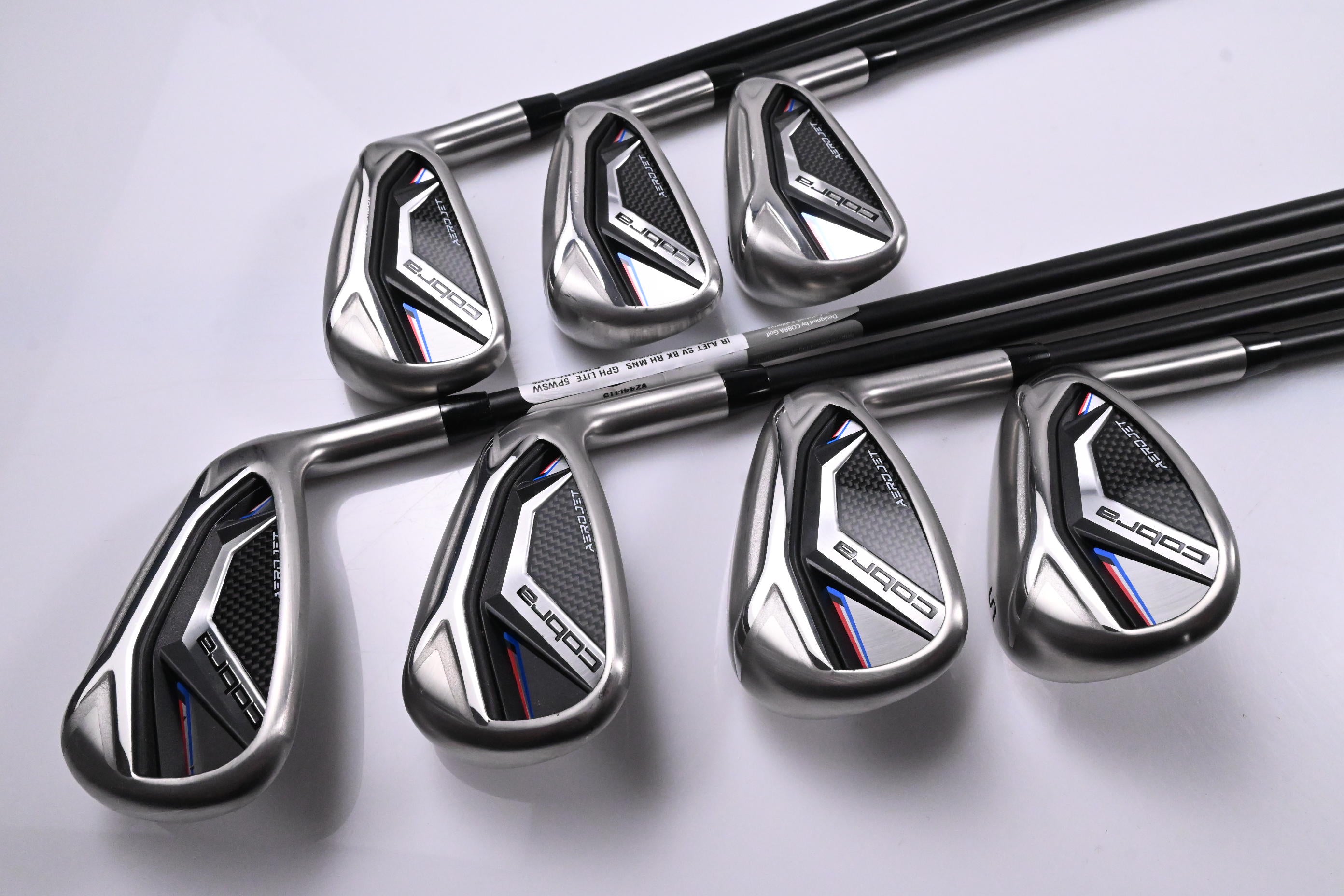 Cobra Aerojet Irons / 5-PW+SW / Senior Flex KBS PGI 65 Shafts