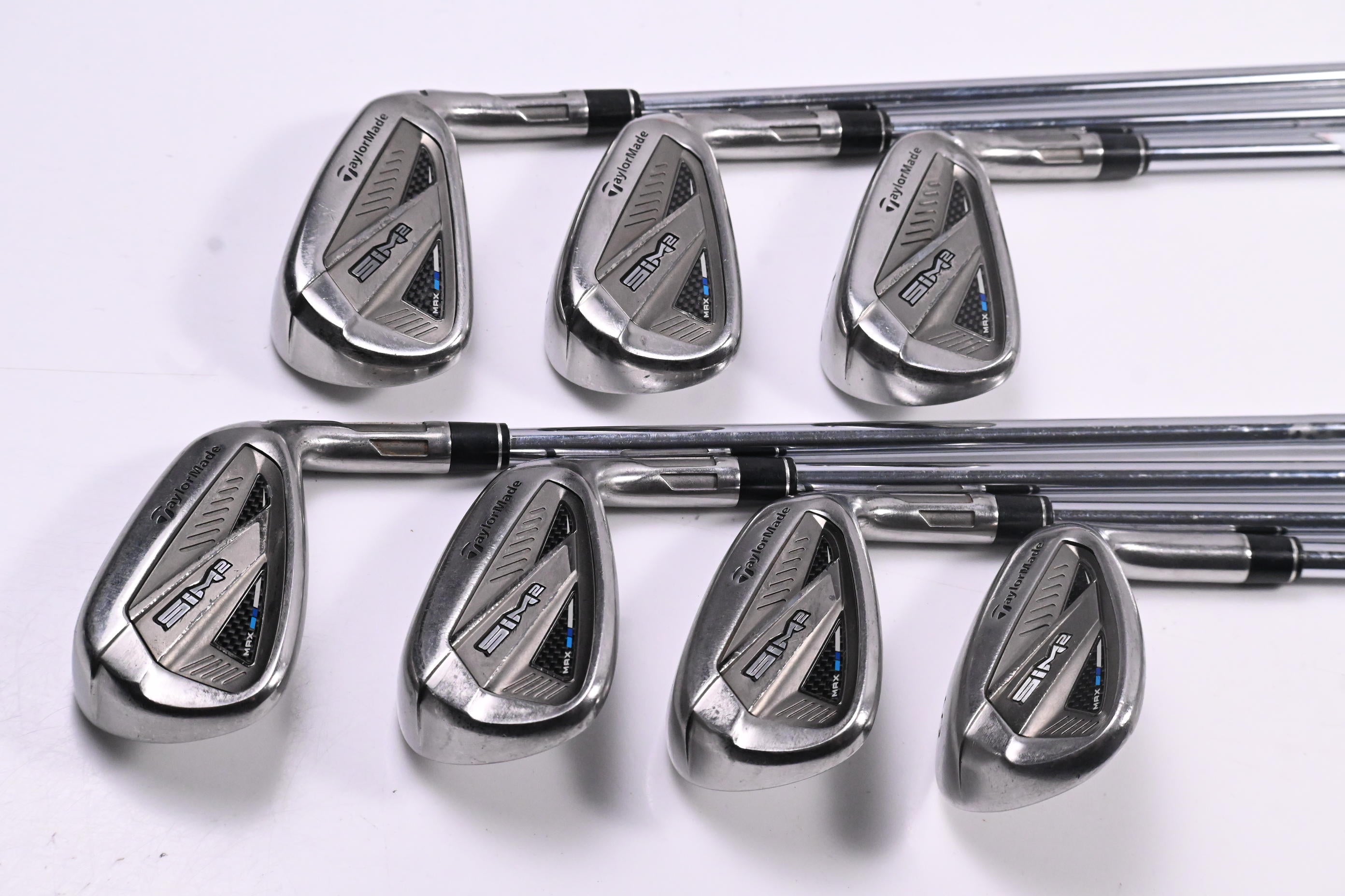 Taylormade SIM2 Max Irons / 5-PW+SW / Regular Flex KBS MAX MT 85 Shafts