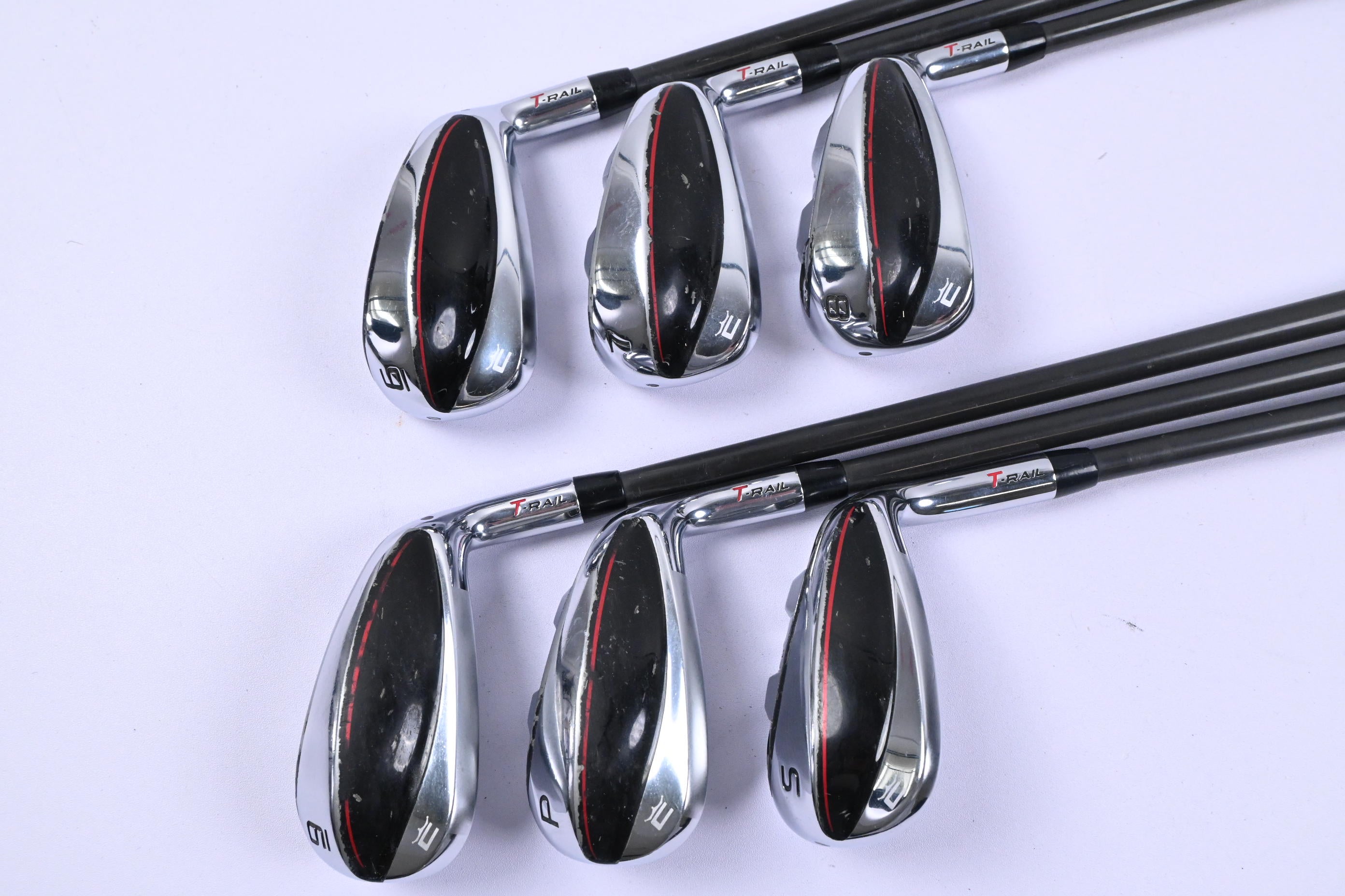 Cobra T-Rail Hybrid Combo Irons / 6-PW+SW / Regular Flex Cobra Ultralite 50