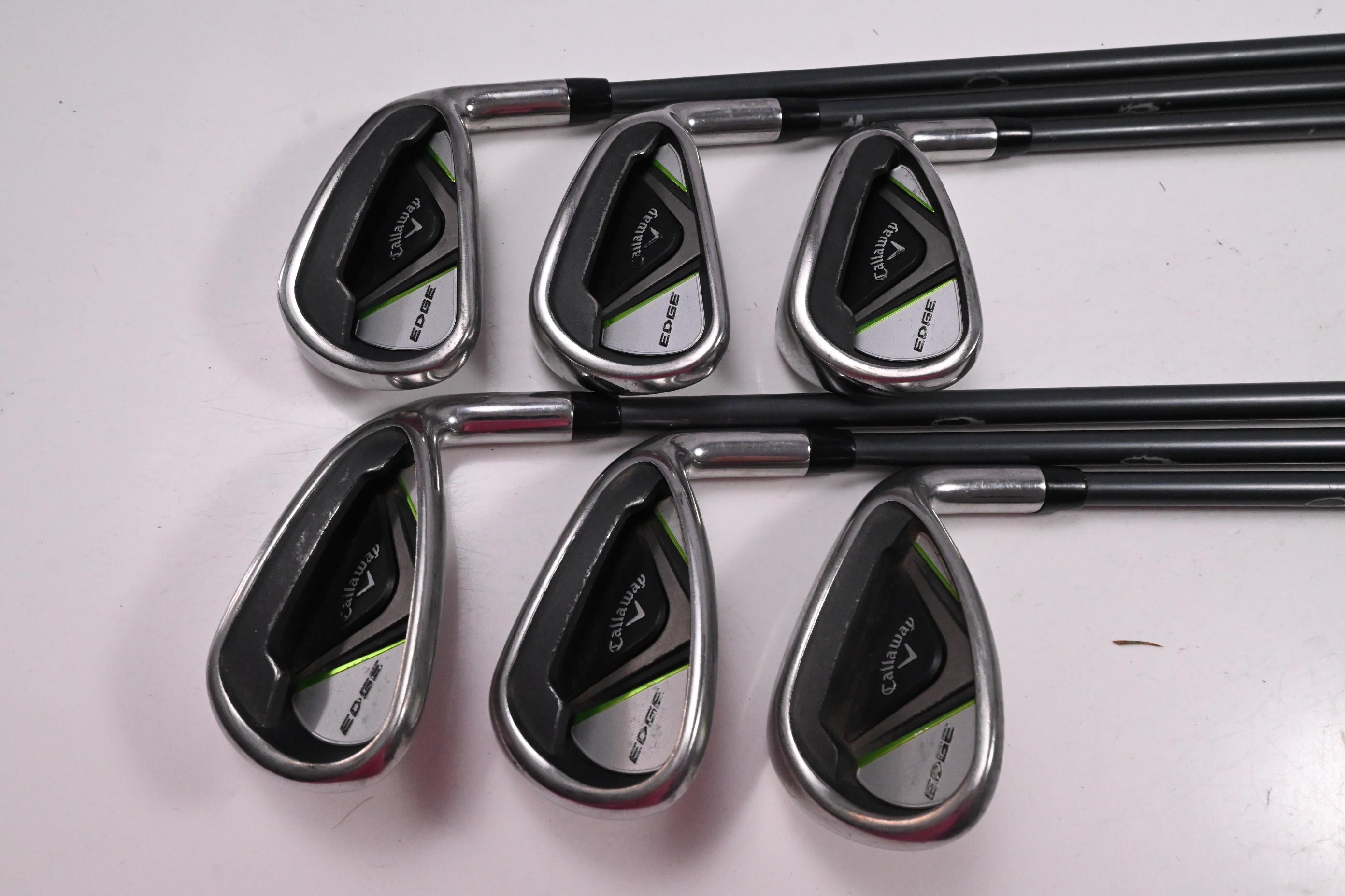 Ladies Callaway Edge Green Irons / 6-PW+SW / Ladies Flex Callaway Edge 55 Shafts