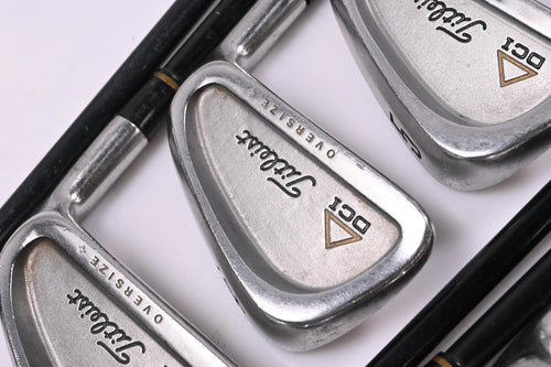 Titleist DCI Oversize+ Gold Irons / 2-PW+SW / Firm Flex Titleist Tri Spec Shafts