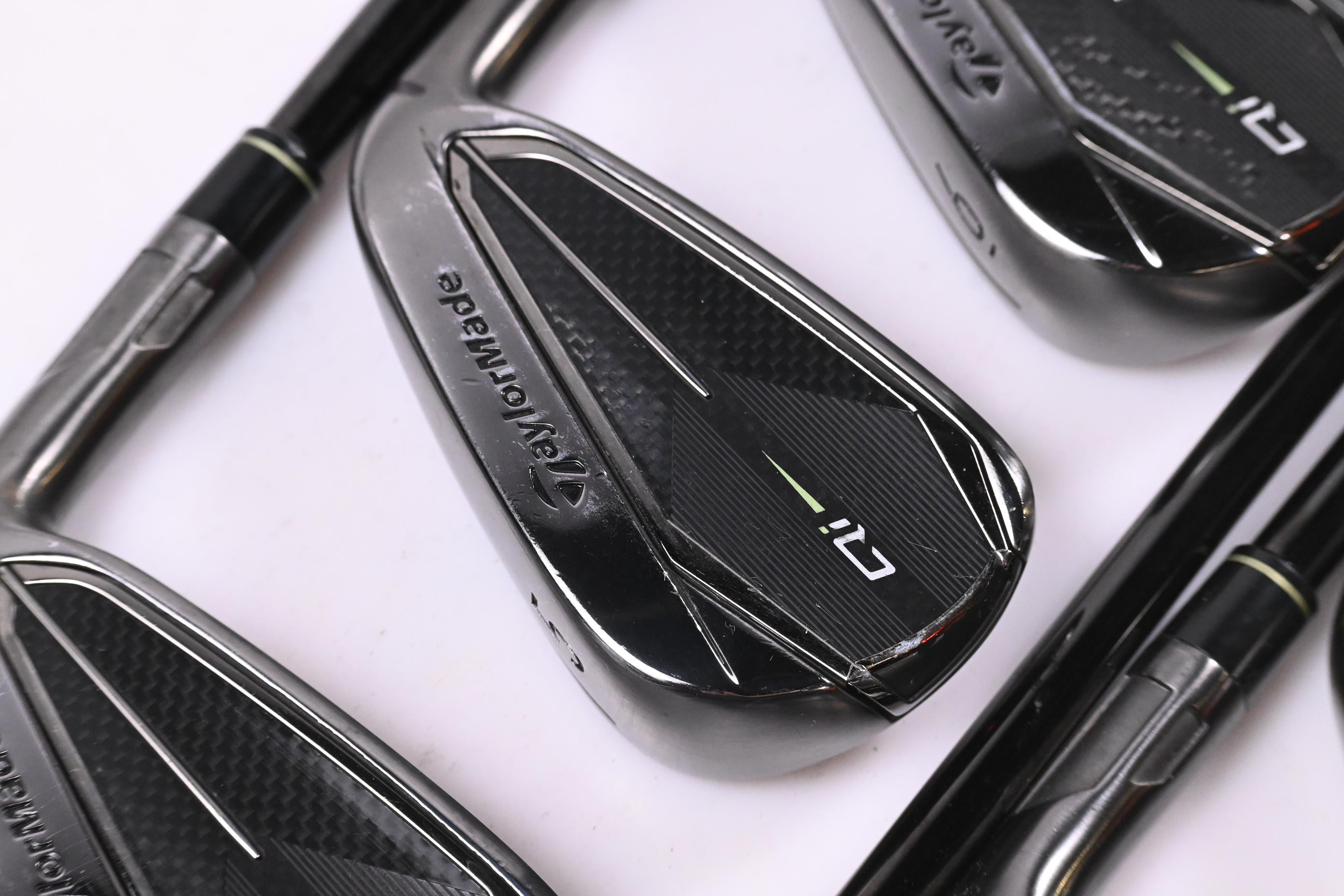 Taylormade Qi Gunmetal Edition Irons / 4-PW / Stiff Flex KBS MAX MT 85 Shafts