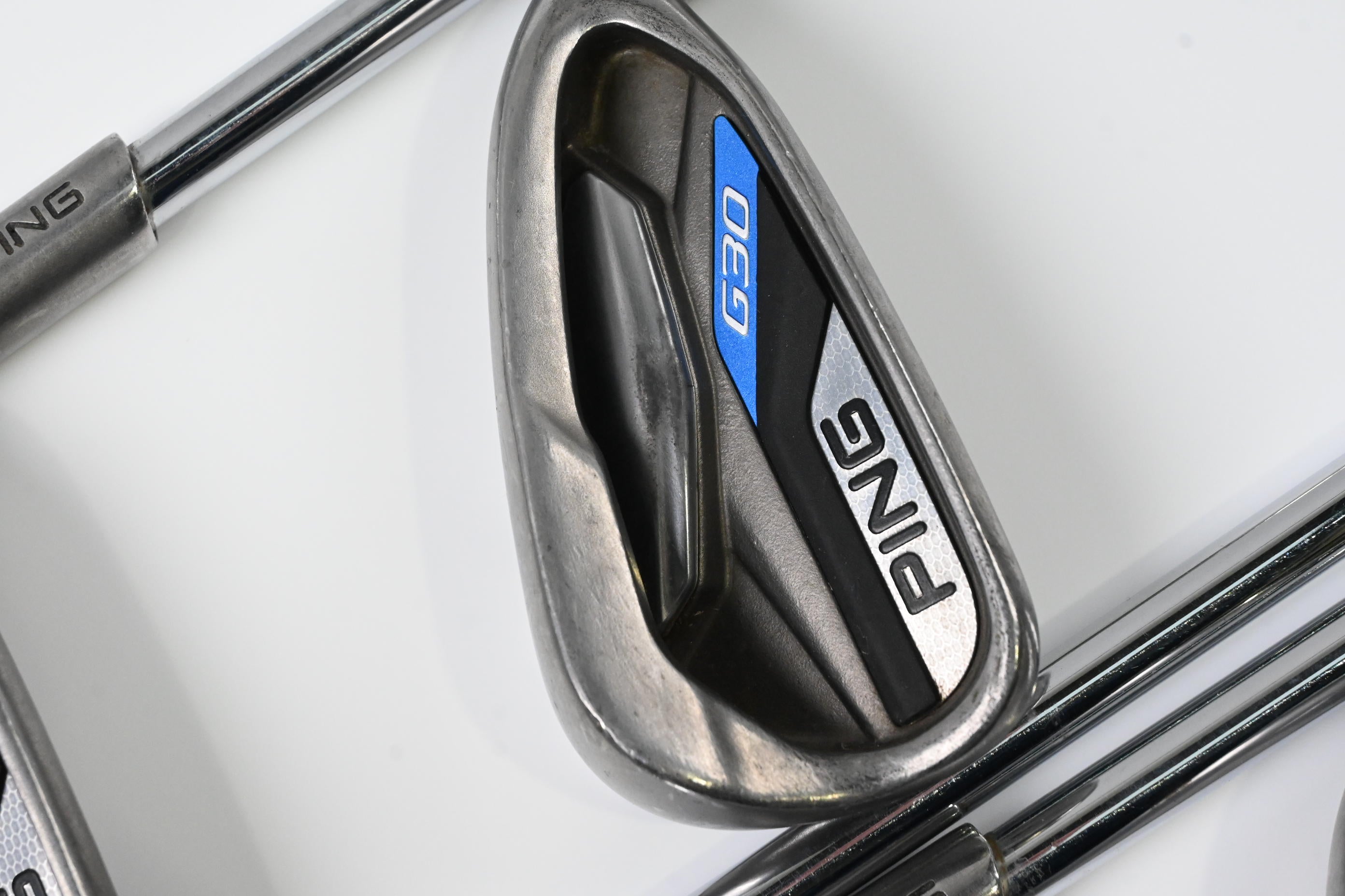 Ping G30 Irons / 5-9 / Black  Dot / Stiff Flex Ping CFS Distance Shafts