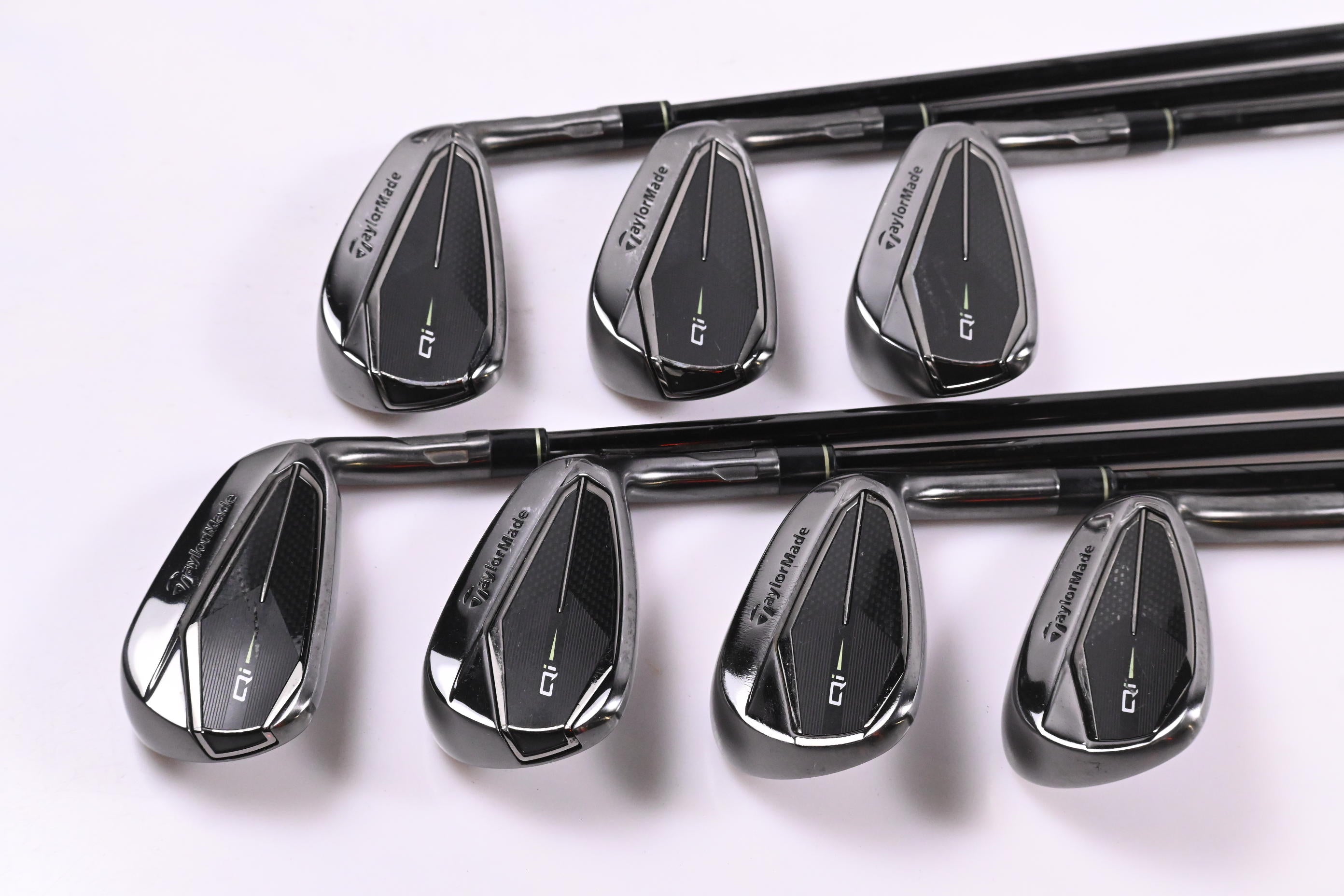 Taylormade Qi Gunmetal Edition Irons / 4-PW / Stiff Flex KBS MAX MT 85 Shafts