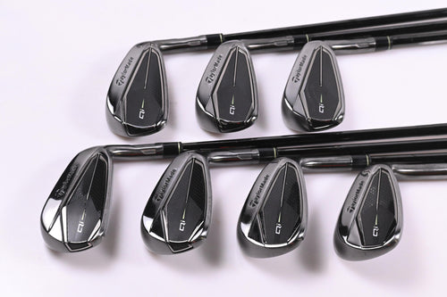 Taylormade Qi Gunmetal Edition Irons / 4-PW / Stiff Flex KBS MAX MT 85 Shafts