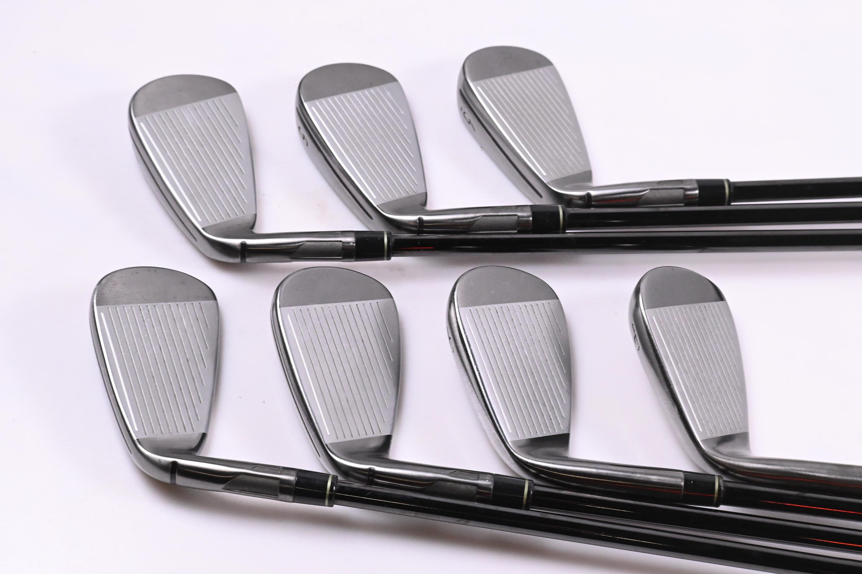 Taylormade Qi Gunmetal Edition Irons / 4-PW / Stiff Flex KBS MAX MT 85 Shafts