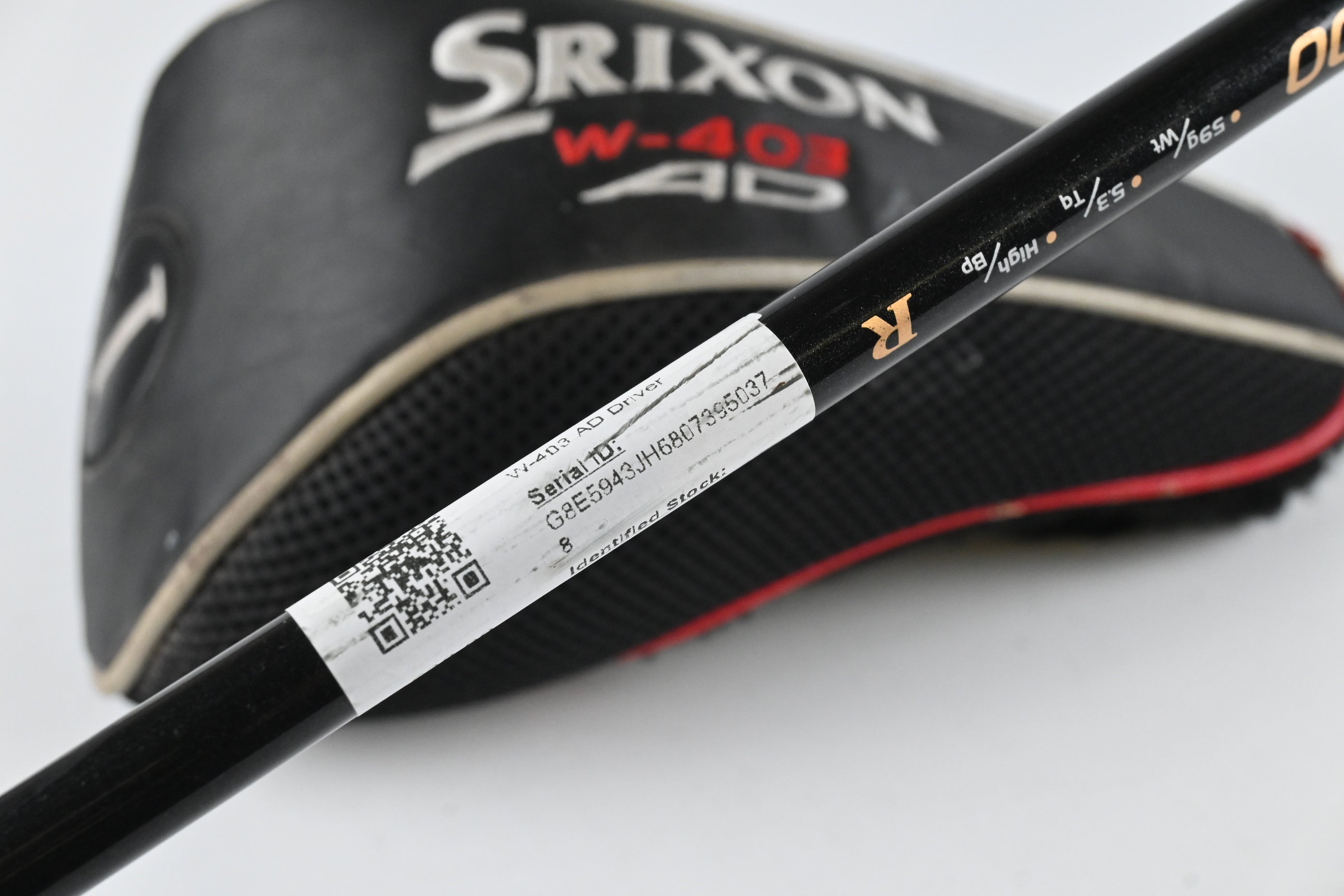 Srixon W-403 AD Driver / 10.5 Degree / Regular Flex Srixon SV-3000 59 Shaft