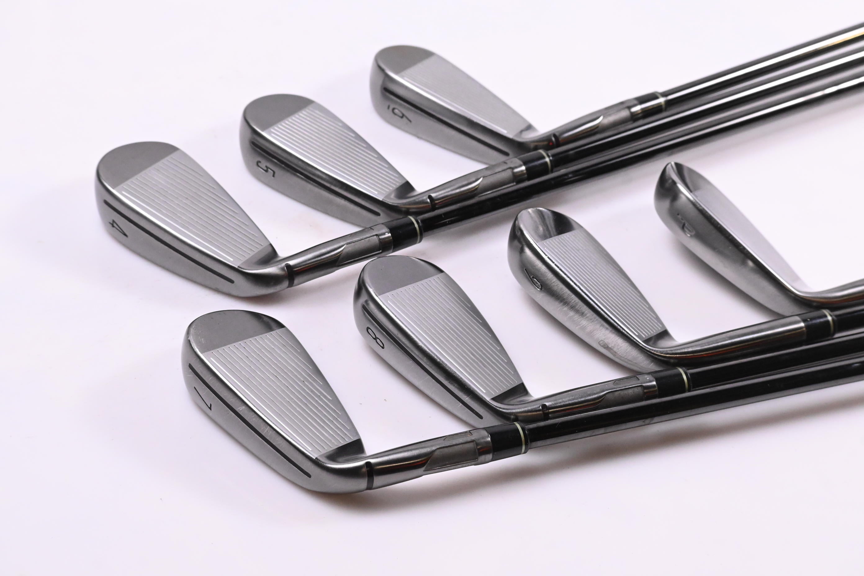 Taylormade Qi Gunmetal Edition Irons / 4-PW / Stiff Flex KBS MAX MT 85 Shafts