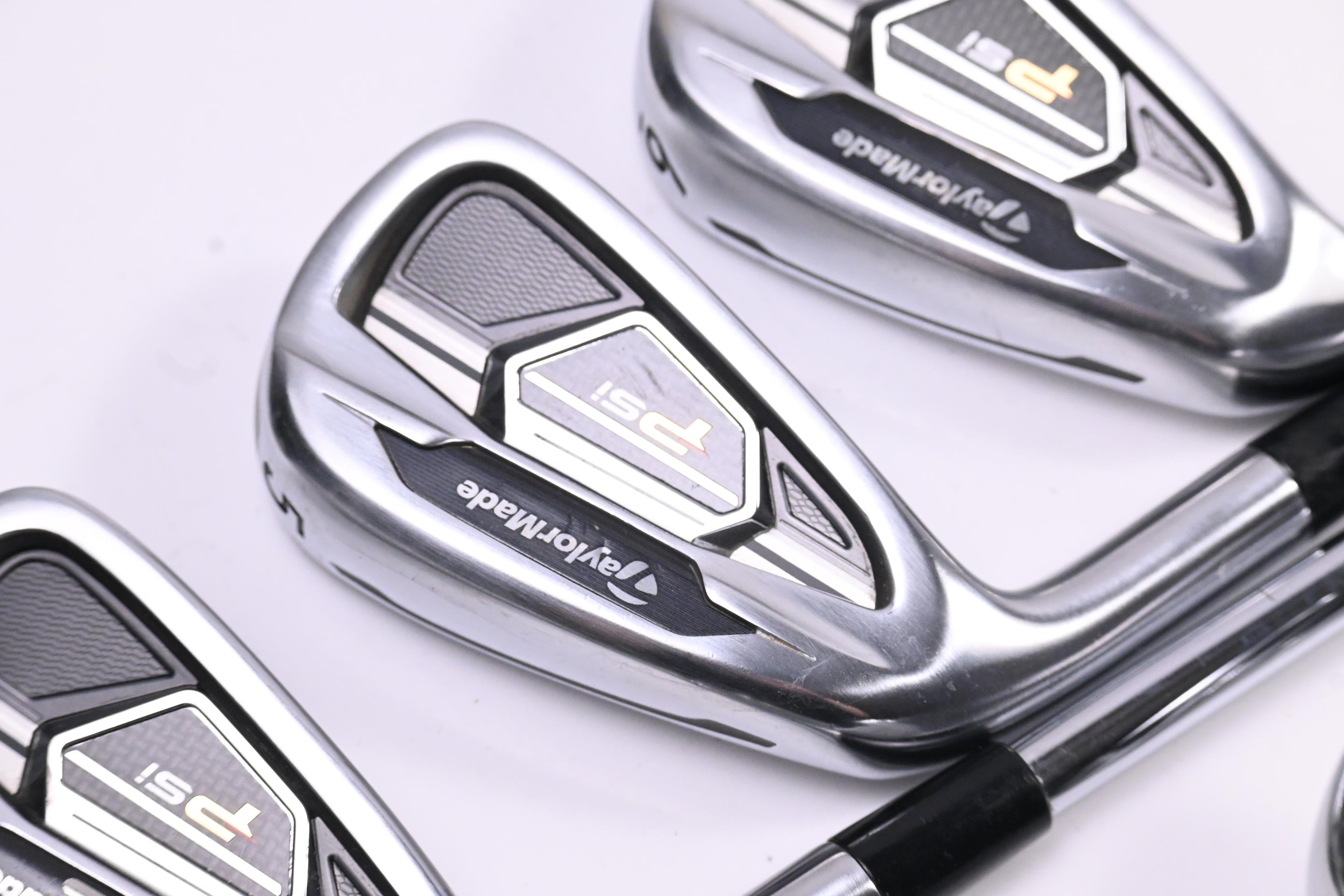 Left Hand Taylormade PSi Irons / 4-PW / Stiff Flex KBS Tour C-Taper 105 Shafts
