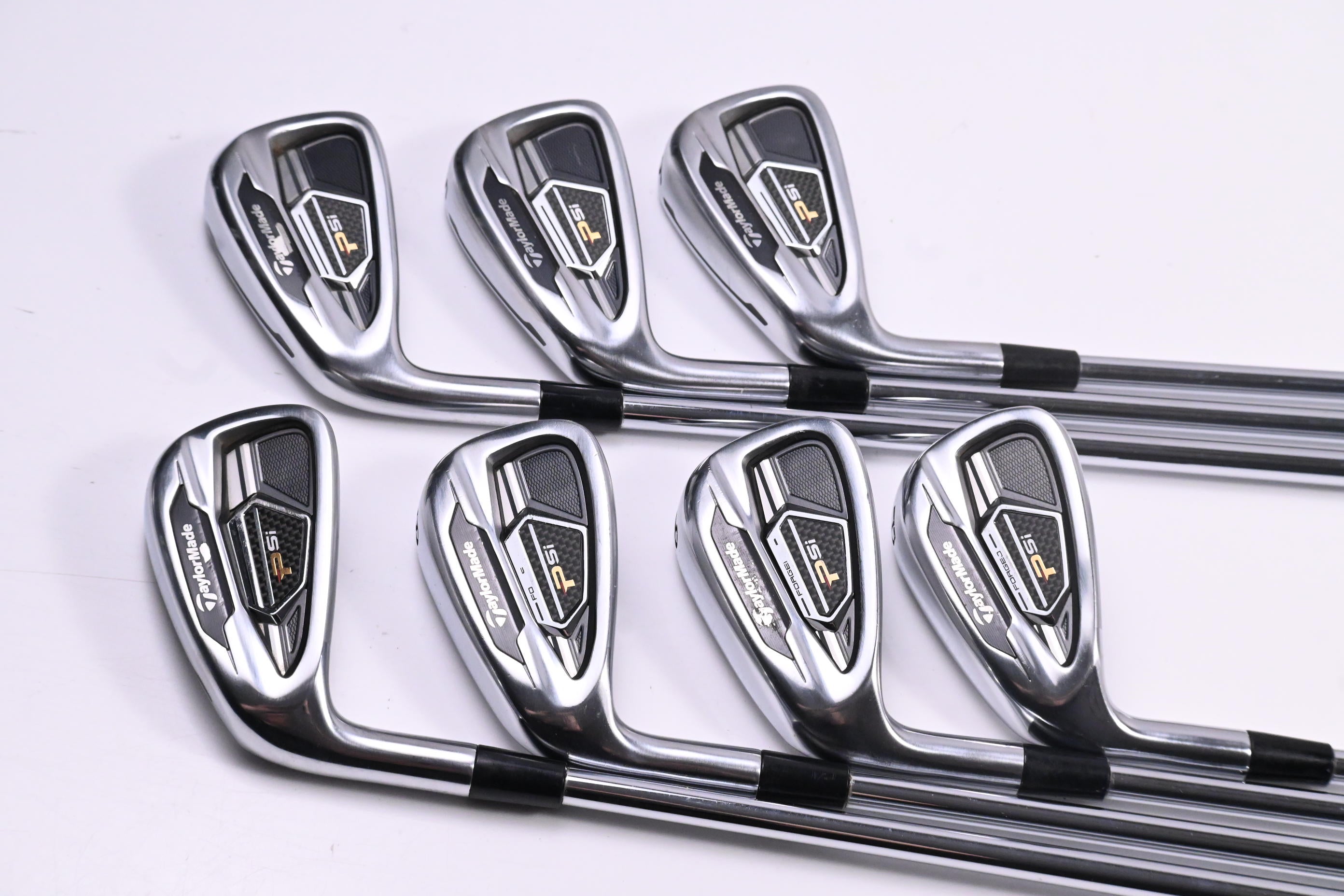 Left Hand Taylormade PSi Irons / 4-PW / Stiff Flex KBS Tour C-Taper 105 Shafts