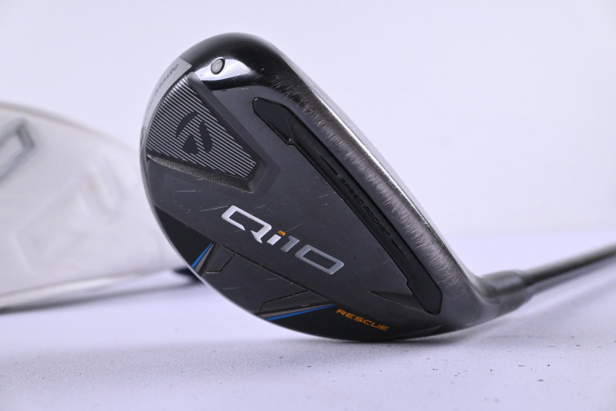 Taylormade Qi10 #4 Hybrid / 22 Degree / Stiff Flex HZRDUS Gen4 Black 80 Shaft