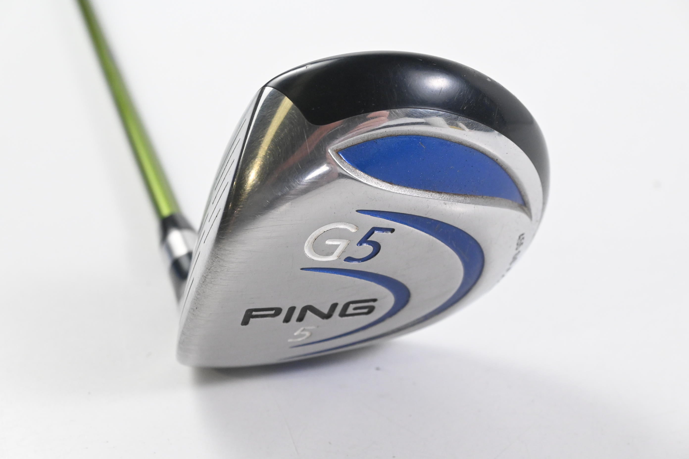 Left Hand Ping G5 #5 Wood / 18 Degree / Regular Flex Aldila NV Green 75 Shaft