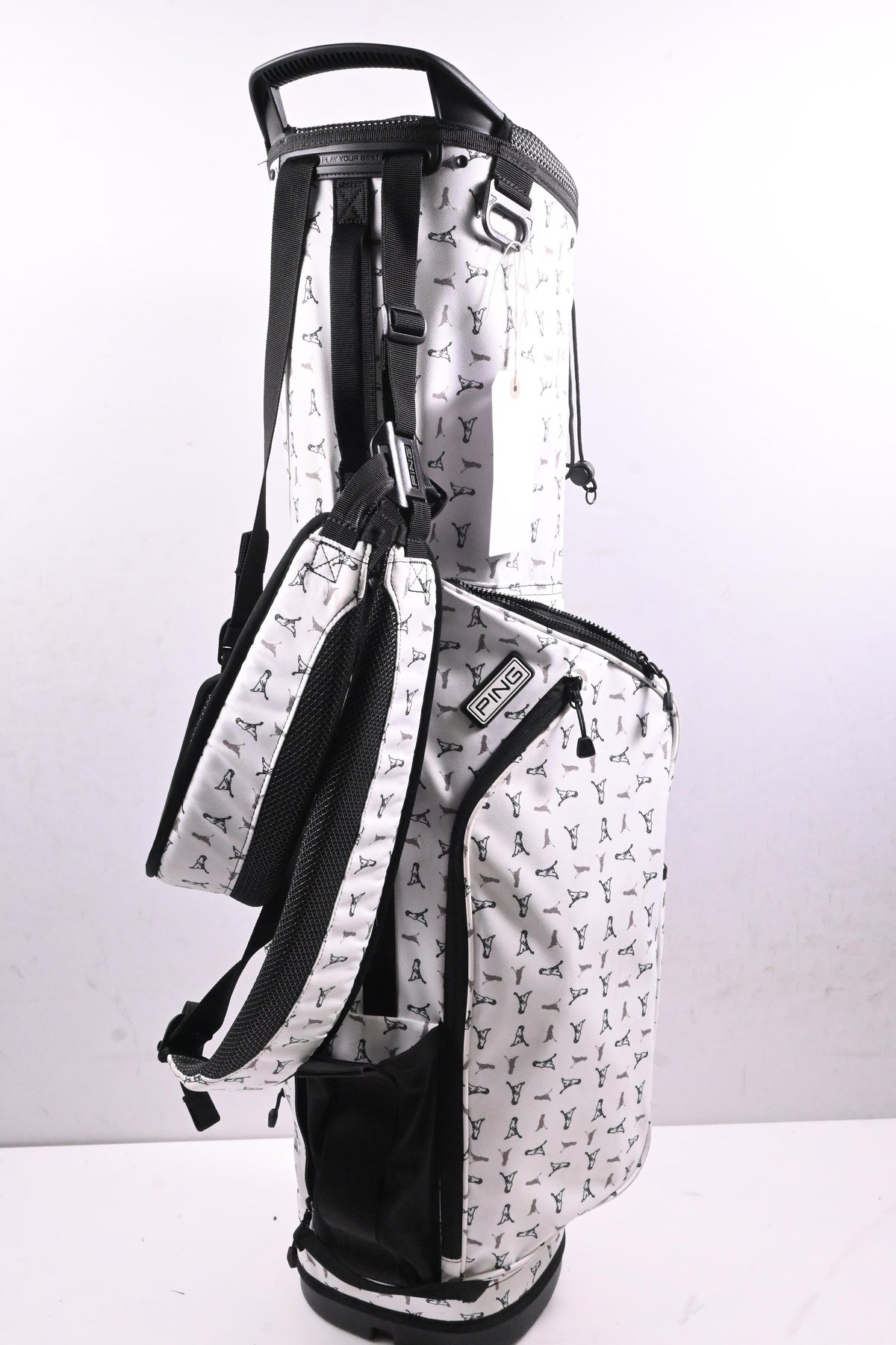Ping Moonlander Stand Bag / 4-Way Divider / White, Black
