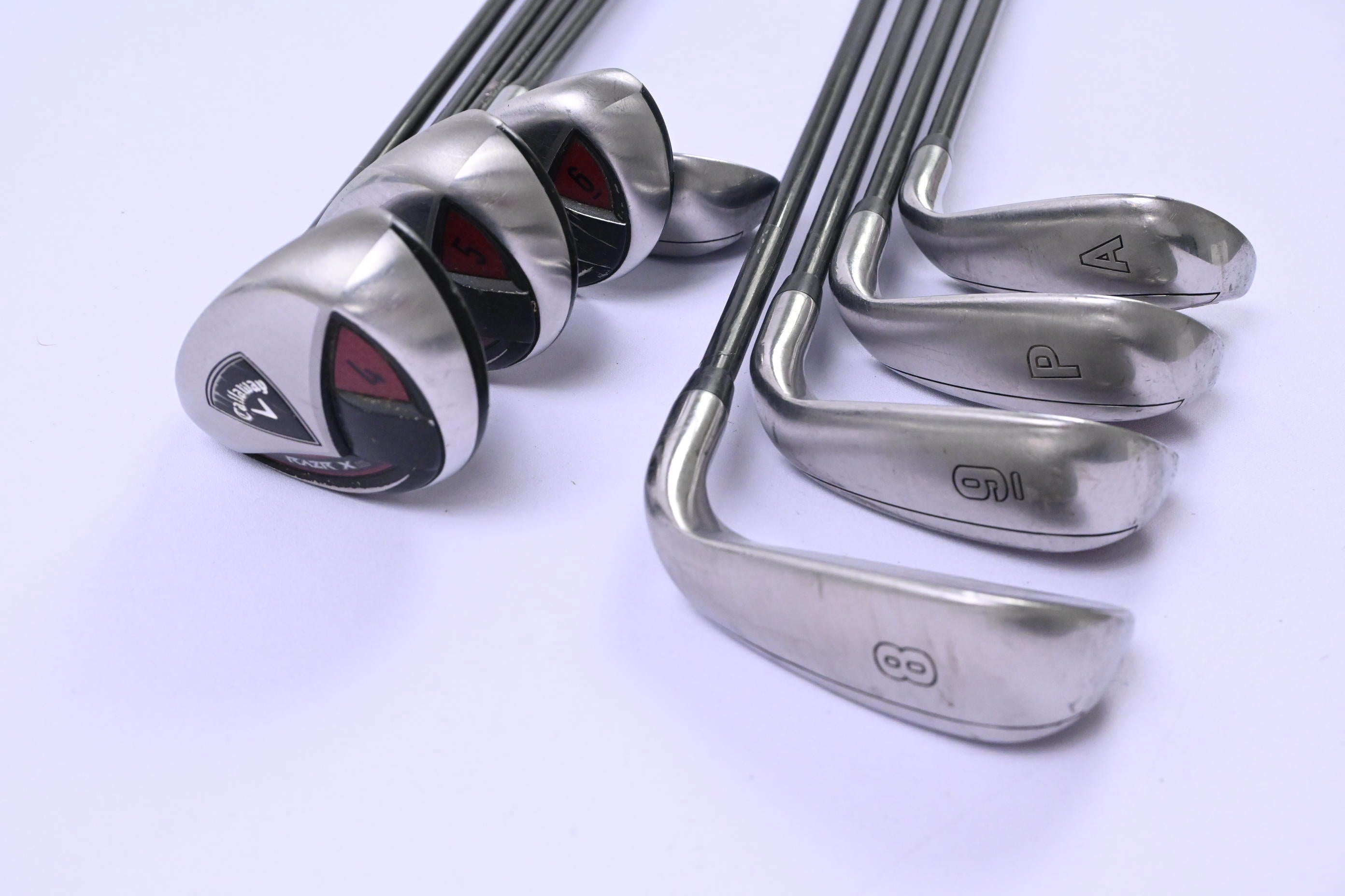 Callaway RAZR HL Irons / 4-PW+GW / Regular Flex Callaway RAZR Shafts