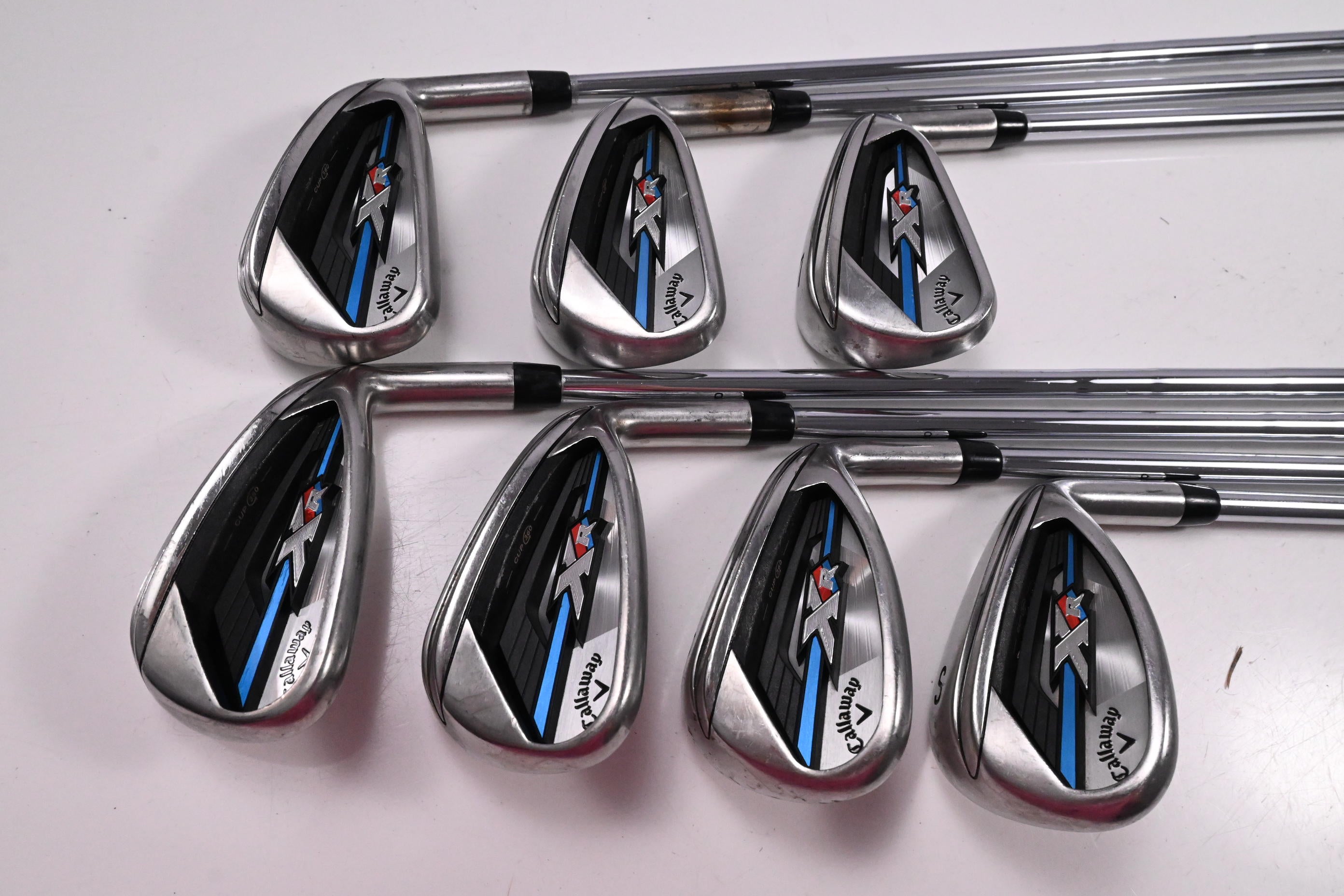 Callaway XR OS Irons / 5-PW+SW / Regular Flex Vector 80 Shafts