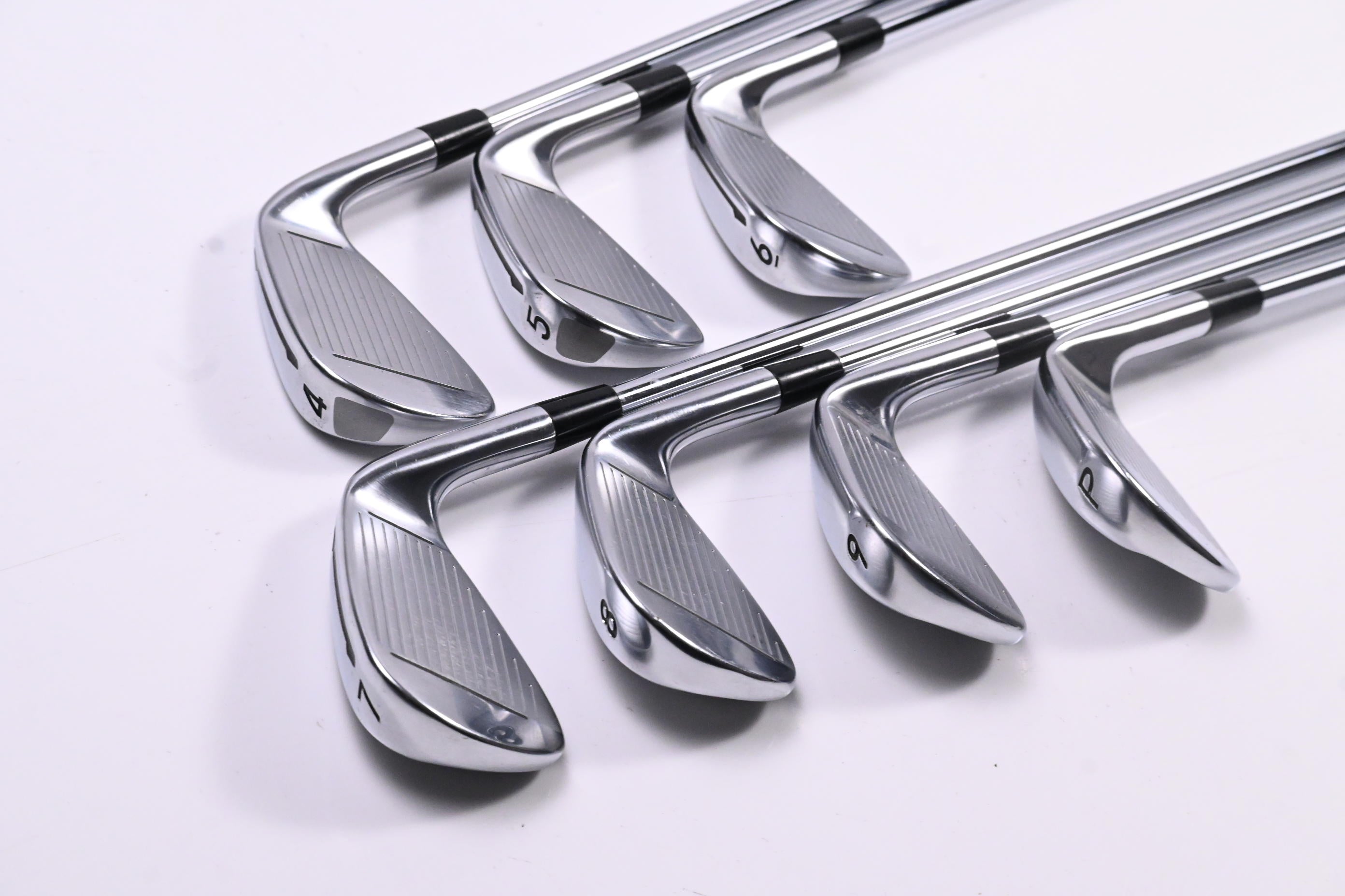 Left Hand Taylormade PSi Irons / 4-PW / Stiff Flex KBS Tour C-Taper 105 Shafts
