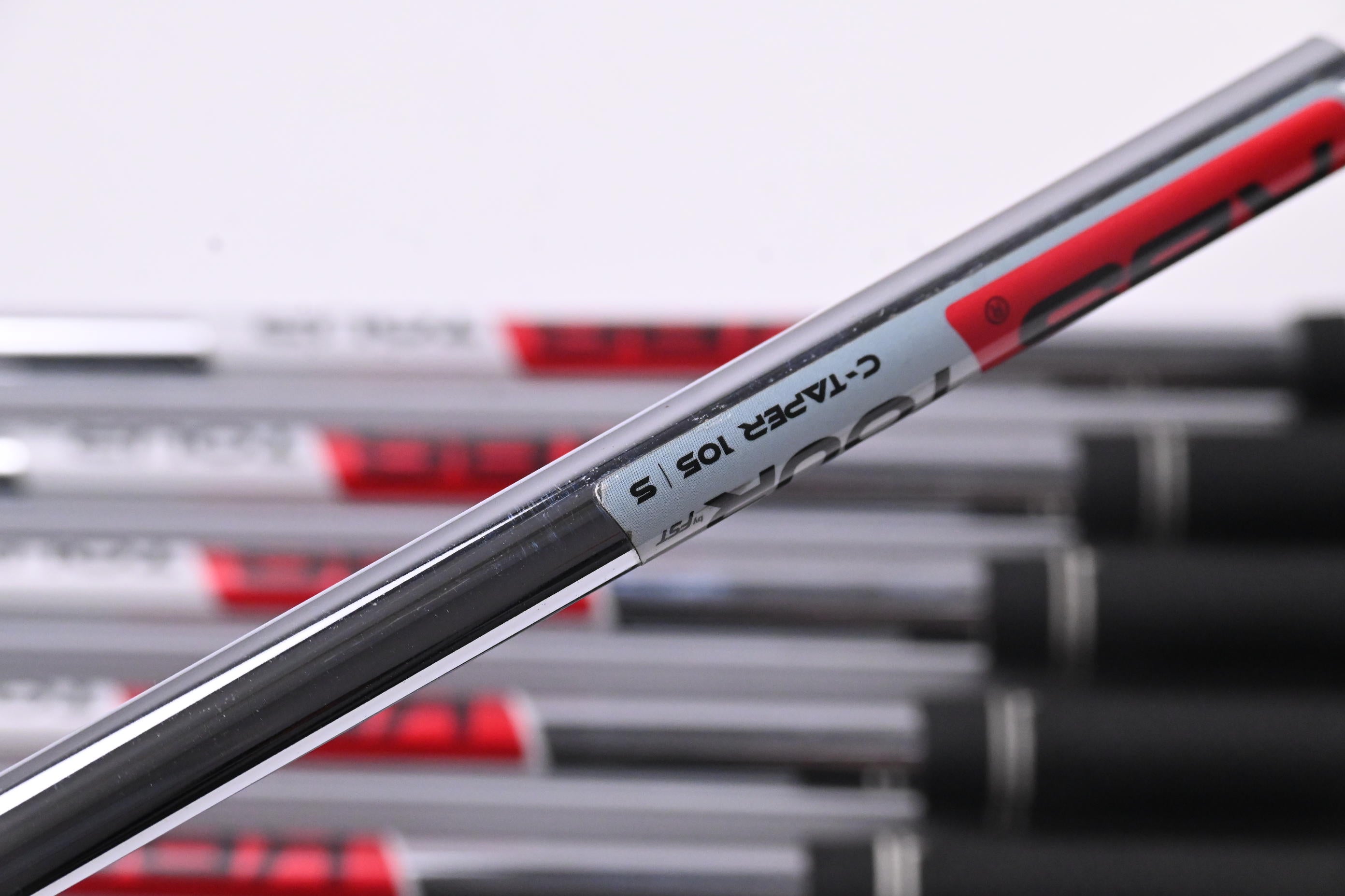 Left Hand Taylormade PSi Irons / 4-PW / Stiff Flex KBS Tour C-Taper 105 Shafts