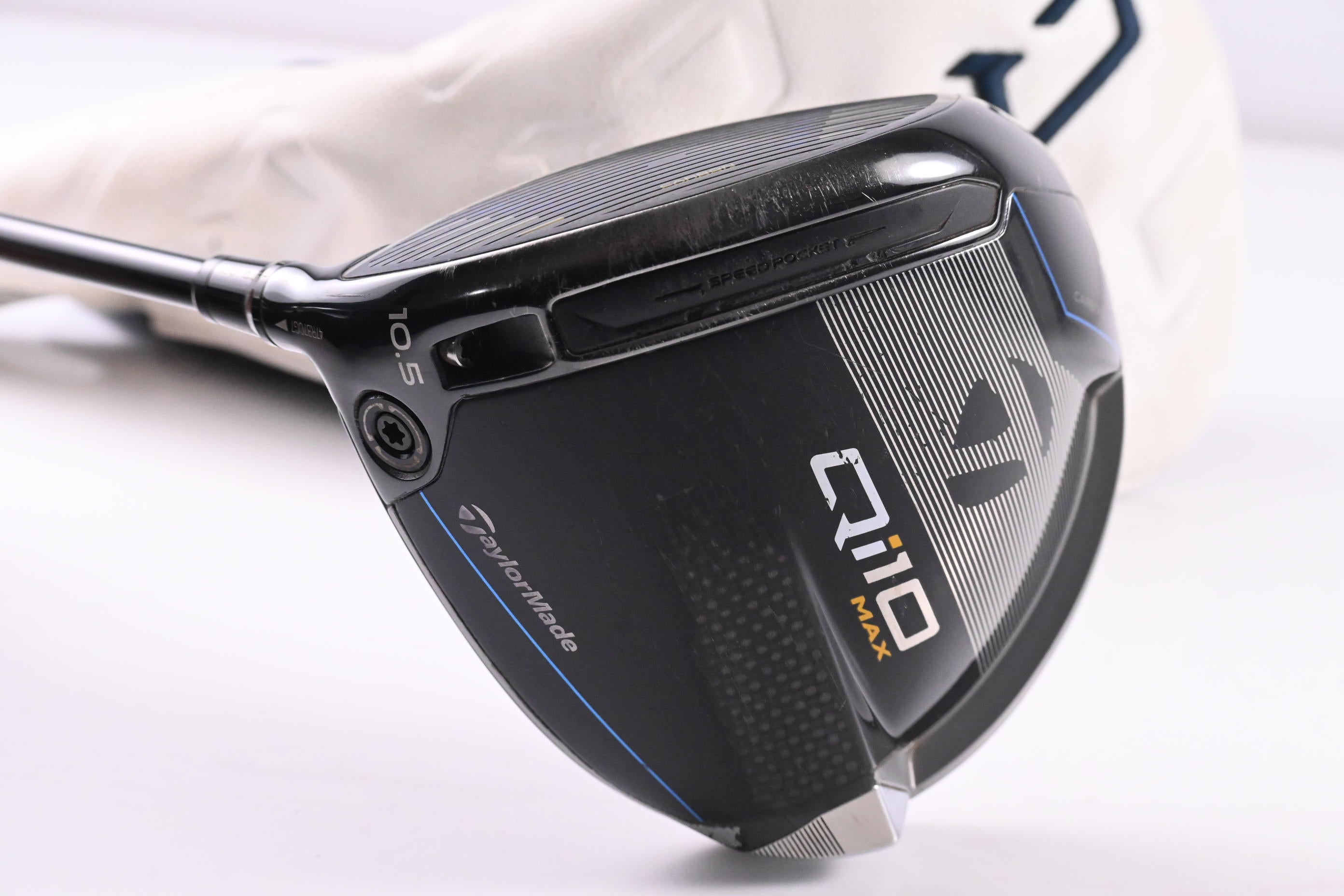 Taylormade Qi10 Max Driver / 10.5 Degree / Regular Flex Ventus TR Blue 5 Shaft