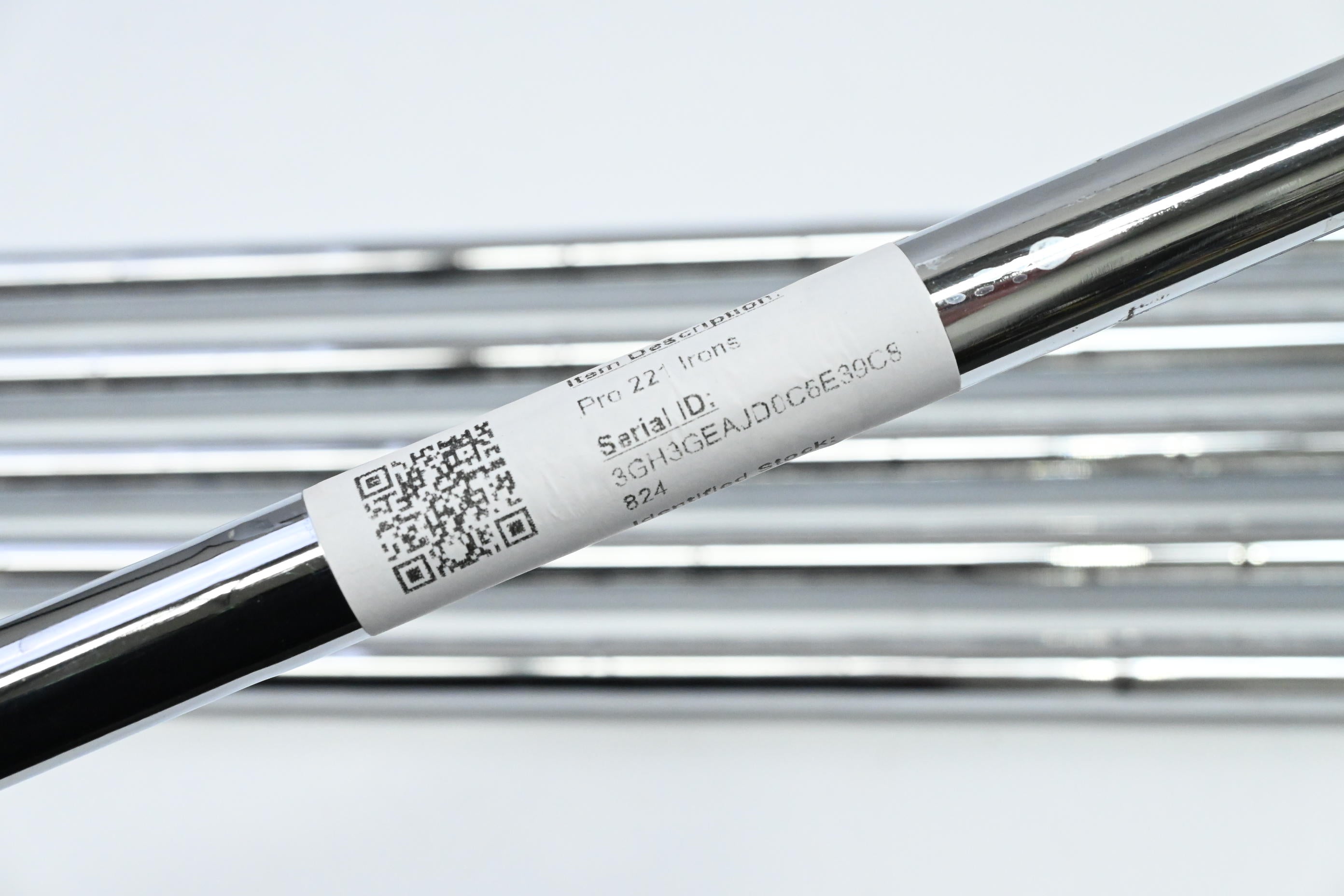 Mizuno Pro 221 Irons / 5-PW / Stiff Flex Steel Shafts