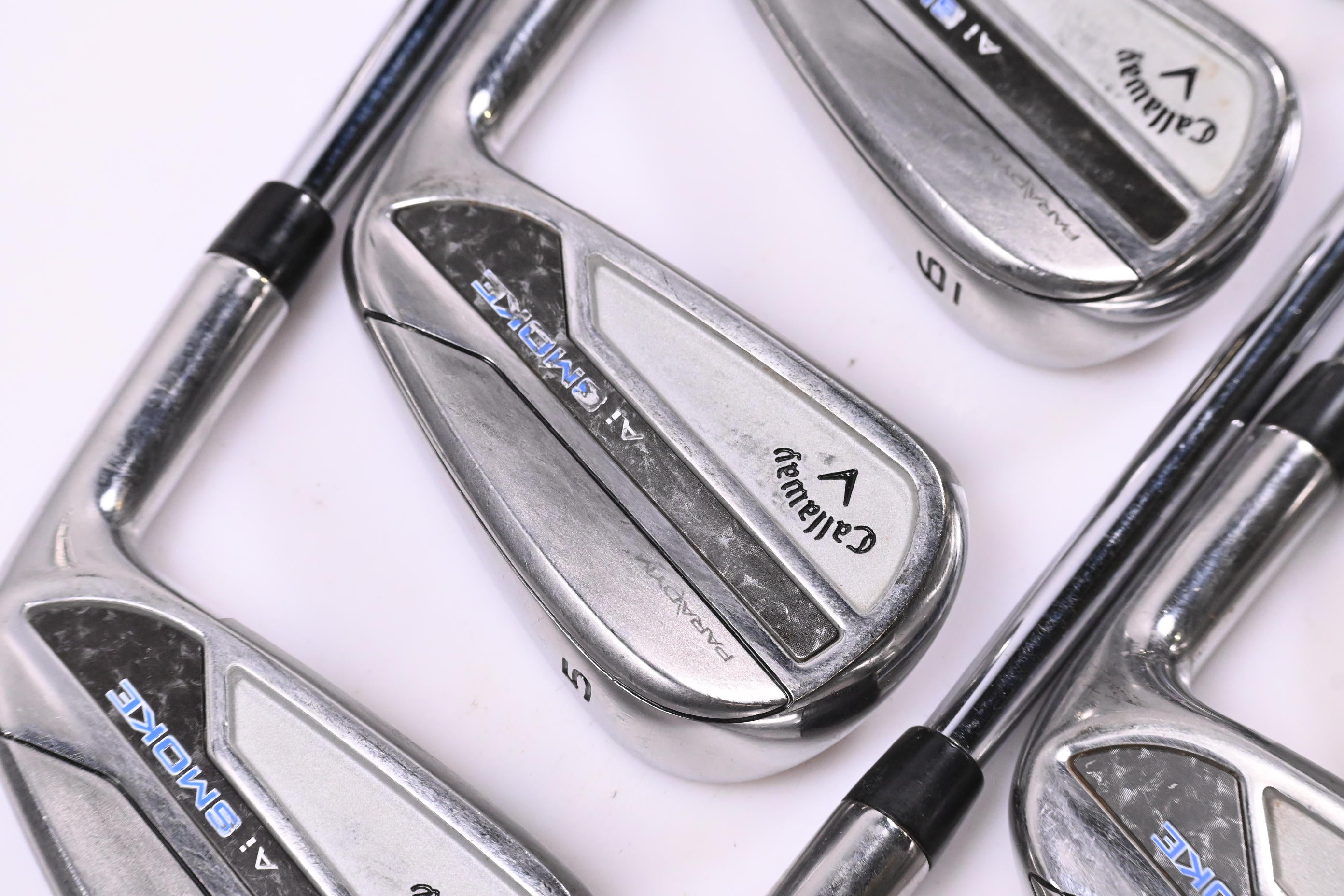 Callaway Paradym Ai Smoke Irons / 4-PW+GW / Stiff Flex Dynamic Gold Mid 115 S300
