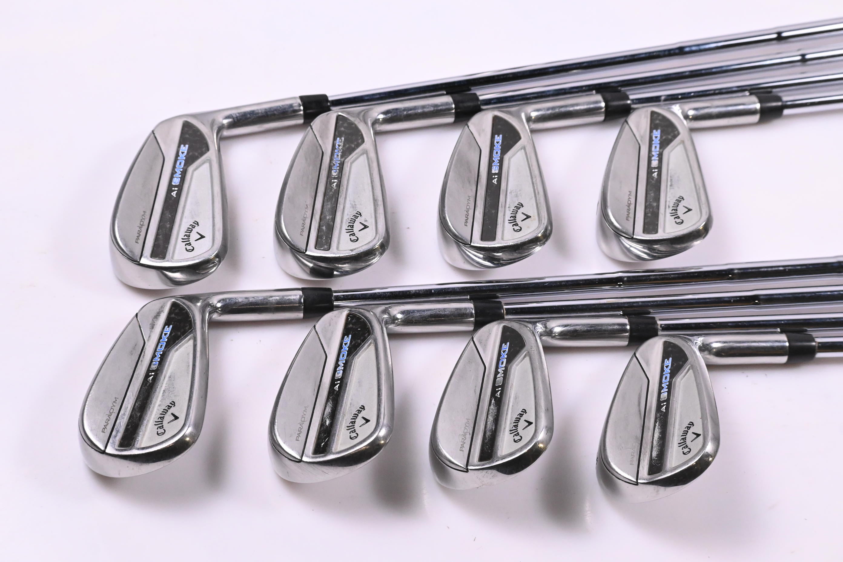 Callaway Paradym Ai Smoke Irons / 4-PW+GW / Stiff Flex Dynamic Gold Mid 115 S300