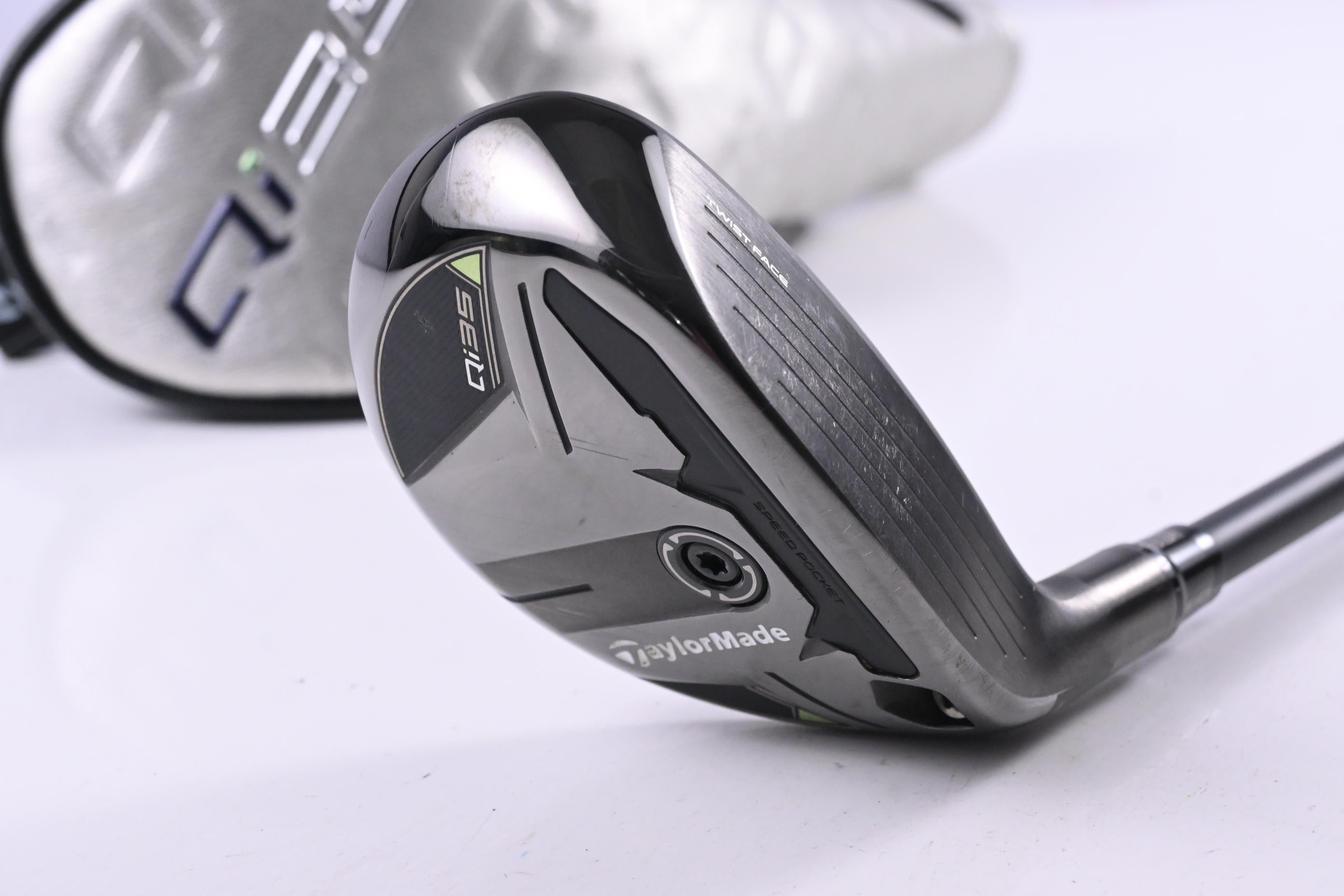 Taylormade Qi35 #3 Hybrid / 19 Degree / Stiff Flex Fujikura Ventus Blue 7 Shaft