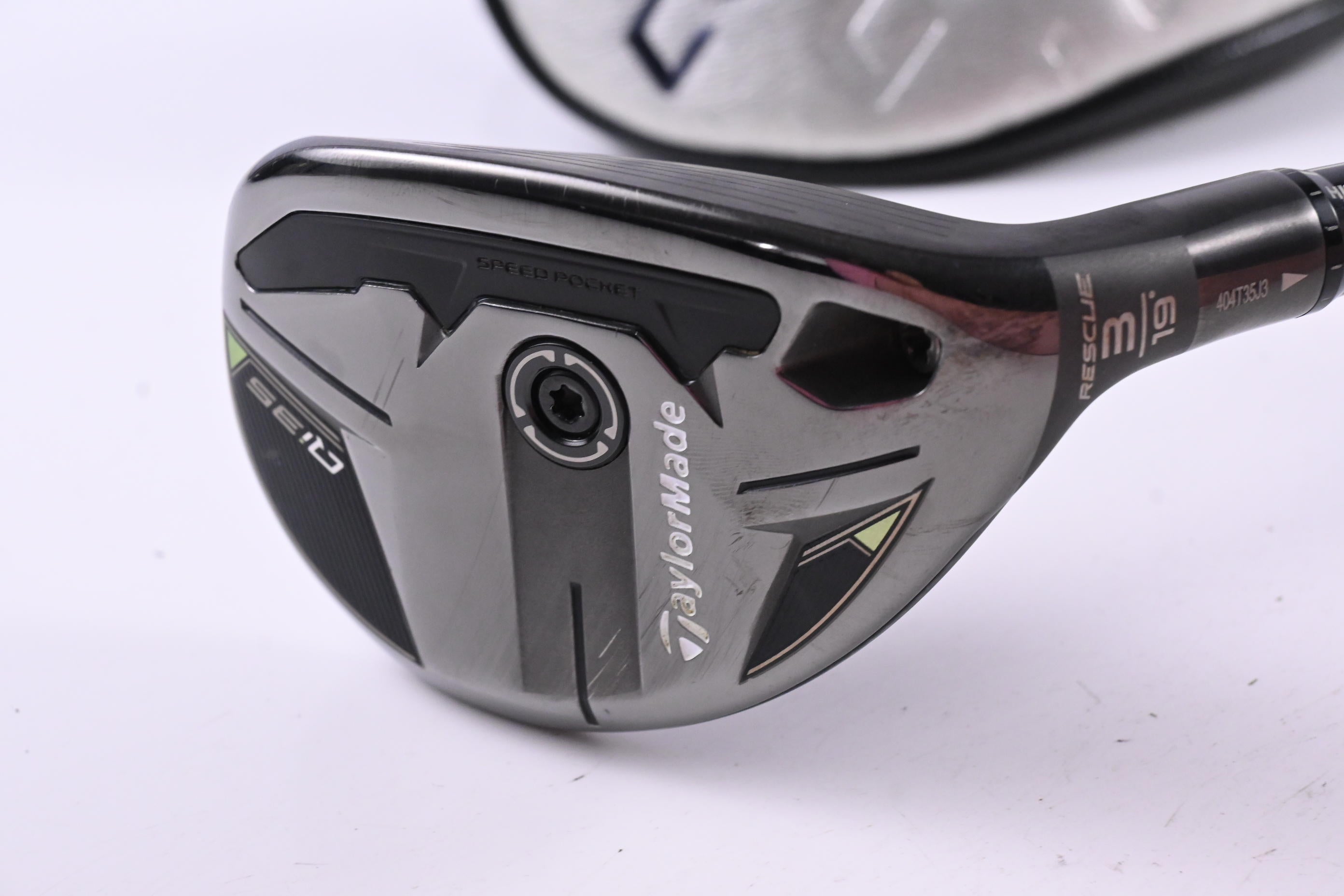 Taylormade Qi35 #3 Hybrid / 19 Degree / Stiff Flex Fujikura Ventus Blue 7 Shaft