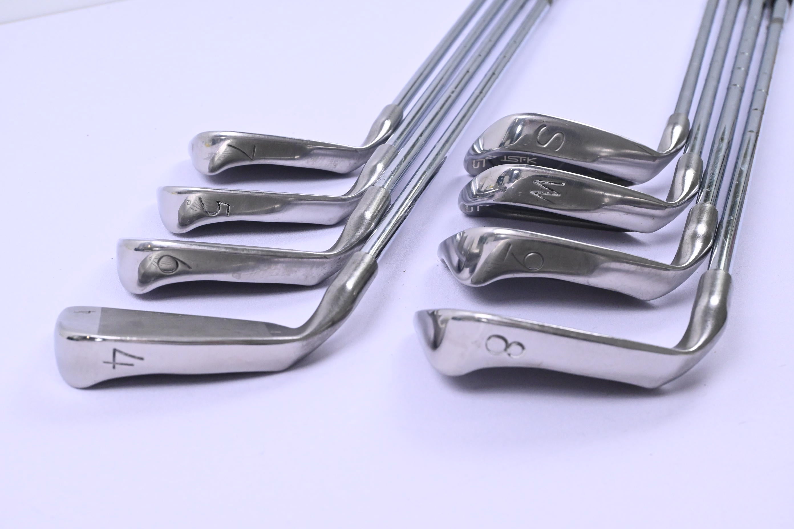 Ping ISI-K Irons / 4-PW+SW / Green Dot / Stiff Flex Ping Cushin JZ Shafts