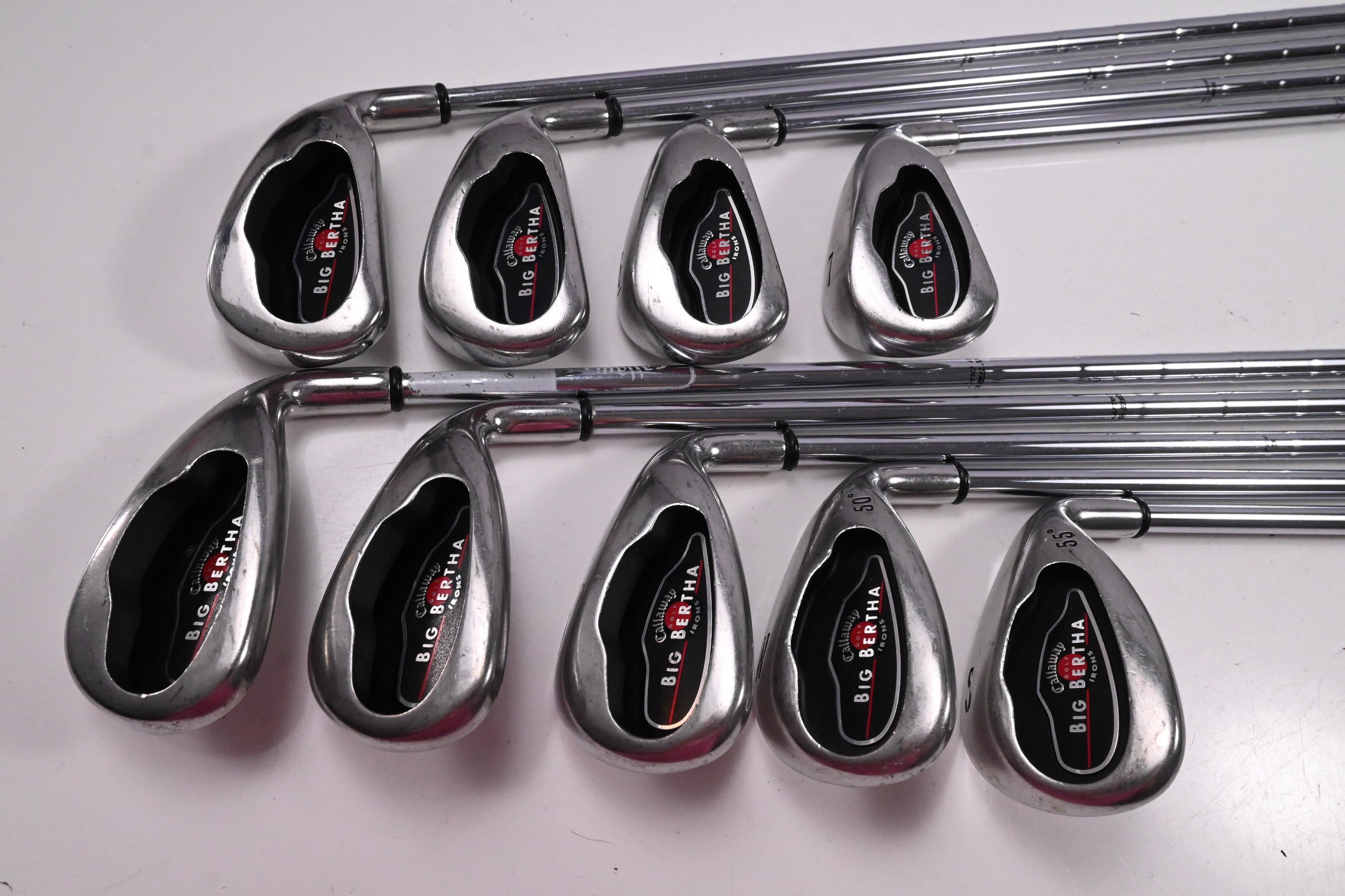 Callaway Big Bertha 2004 Irons / 4-10i+GW+SW / Uniflex Callaway Big Bertha