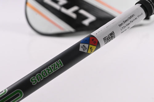 Left Hand Cobra LTDx Max #5 Wood / 18.5 Degree / Stiff Flex HZRDUS iM10 Smoke 60 Shaft