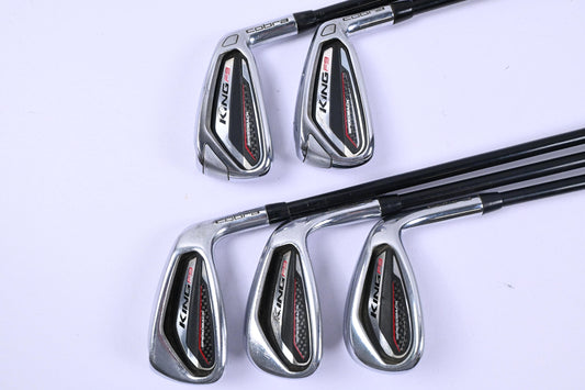 Cobra King F9 Irons / 6-PW+SW / Senior Flex Fujikura Atmos Black 6 Shafts