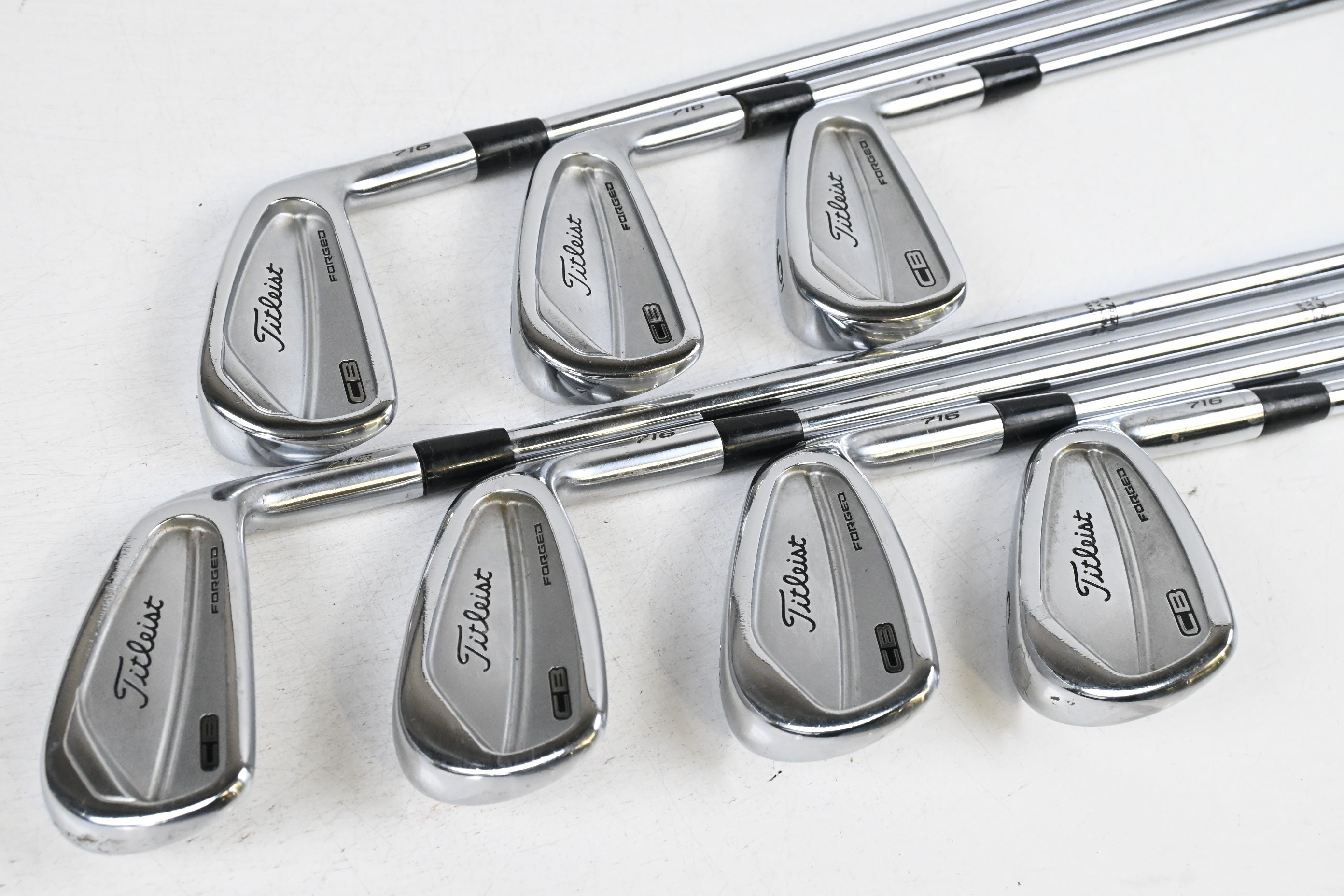 Titleist 716 CB Irons / 4-PW / Stiff Flex Dynamic Gold AMT S300 Shafts