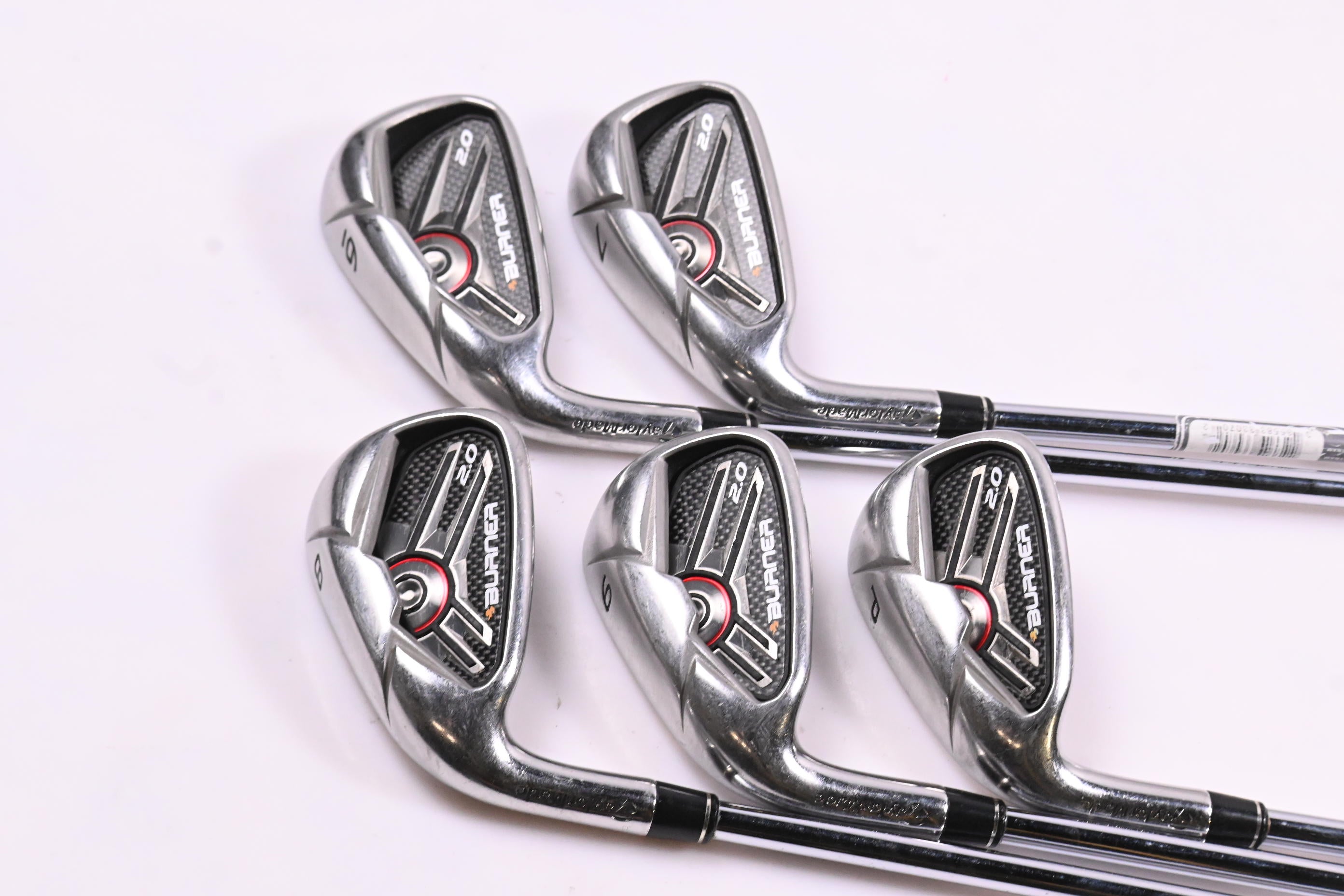 Left Hand Taylormade Burner 2.0 Irons / 6-PW / Regular Flex Taylormade 85 Shafts