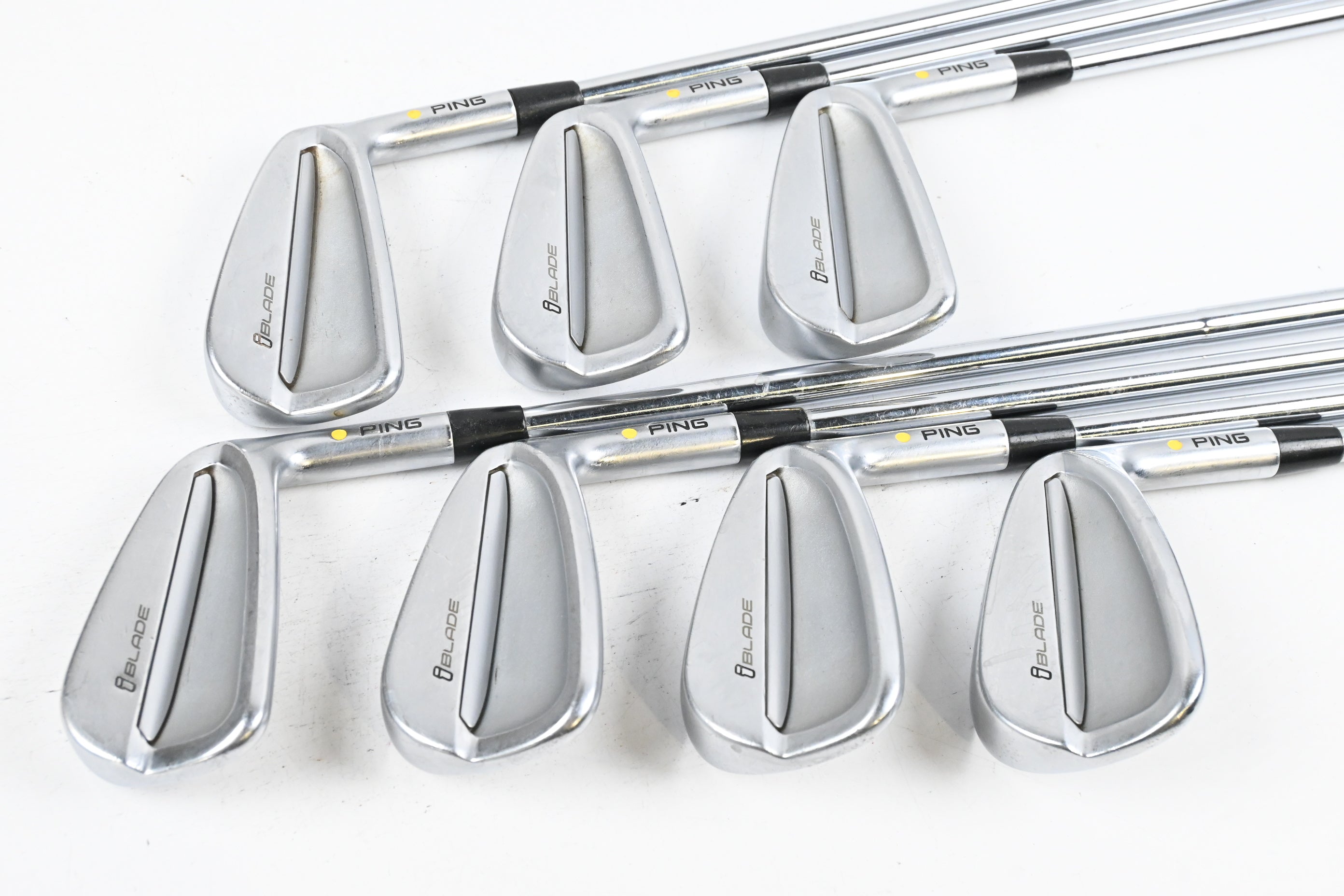 Ping iBlade Irons / 4-PW / Yellow Dot / Stiff Flex Dynamic Gold S300 Shafts