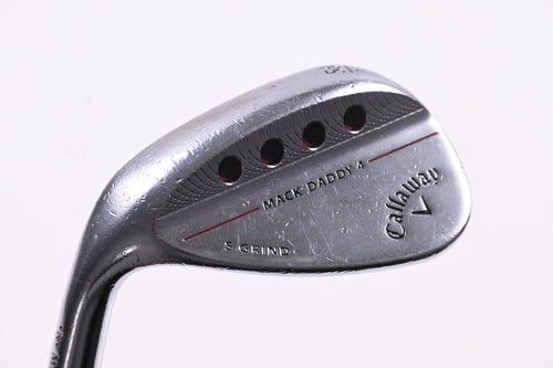 Left Hand Callaway Mack Daddy 4 Sand Wedge / 56 Degree / Stiff Flex Elevate Tour