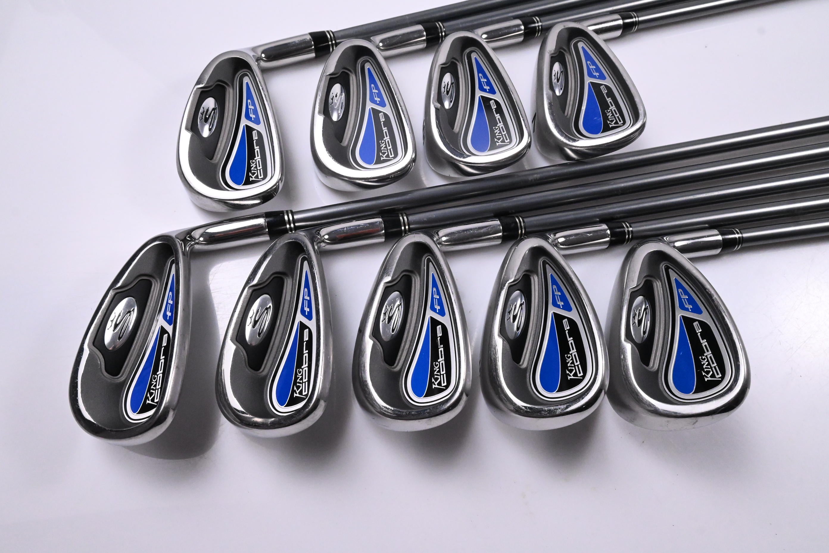 Cobra FP Irons / 4-PW+GW+SW / Regular Flex Aldila NV HL 70 Shafts