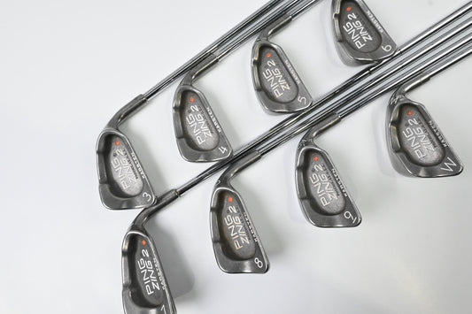 Ping Zing 2 Irons / 3-PW / Orange Dot / Stiff Flex Ping JZ Steel Shafts