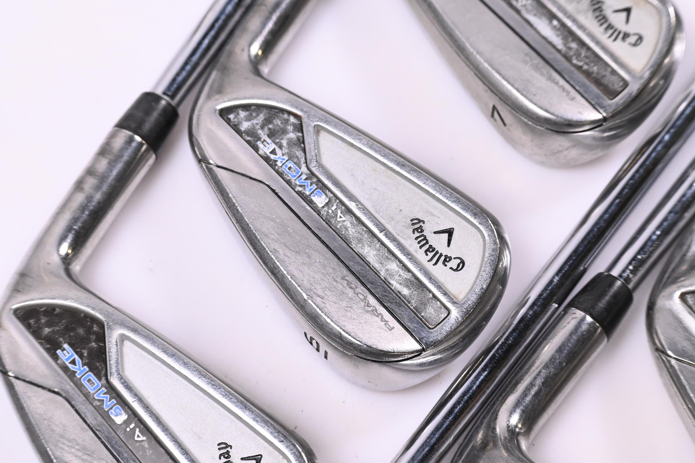 Callaway Paradym Ai Smoke Irons / 5-PW+GW / Stiff Flex Elevate MPH 95 Shafts