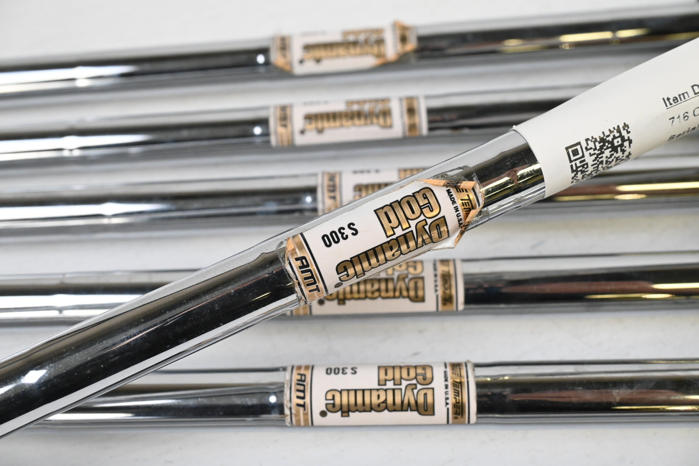 Titleist 716 CB Irons / 4-PW / Stiff Flex Dynamic Gold AMT S300 Shafts
