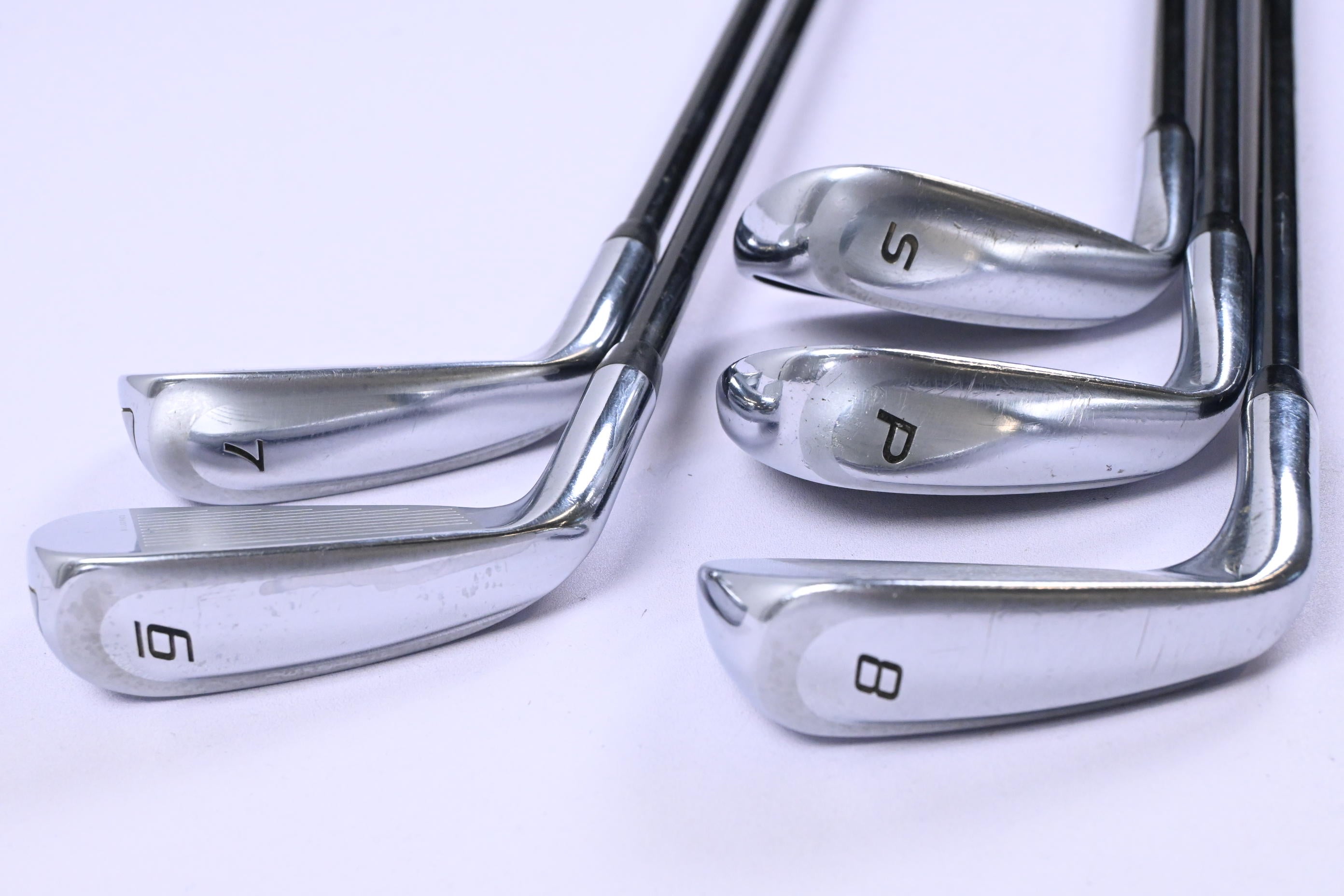 Cobra King F9 Irons / 6-PW+SW / Senior Flex Fujikura Atmos Black 6 Shafts