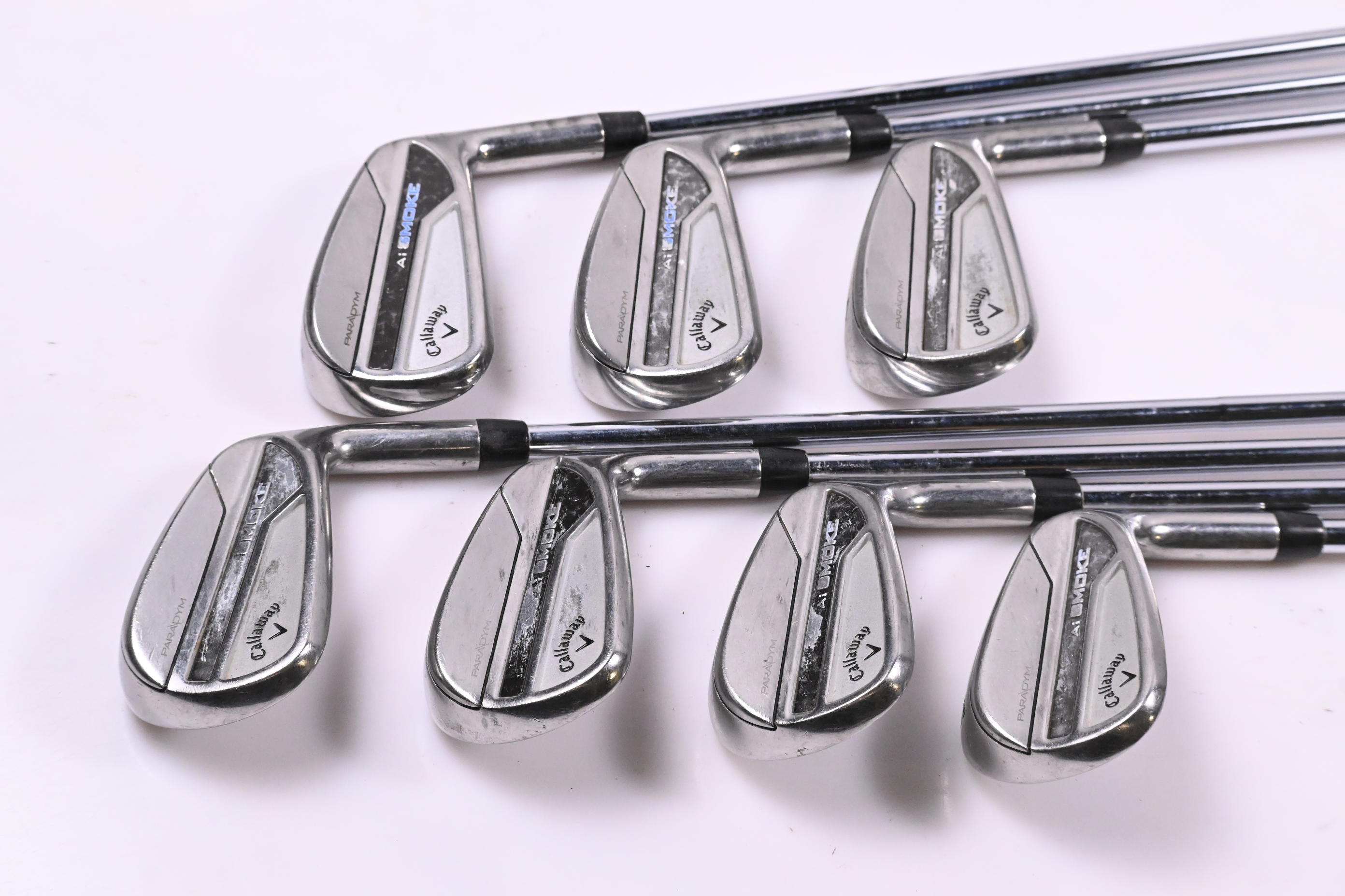 Callaway Paradym Ai Smoke Irons / 5-PW+GW / Stiff Flex Elevate MPH 95 Shafts