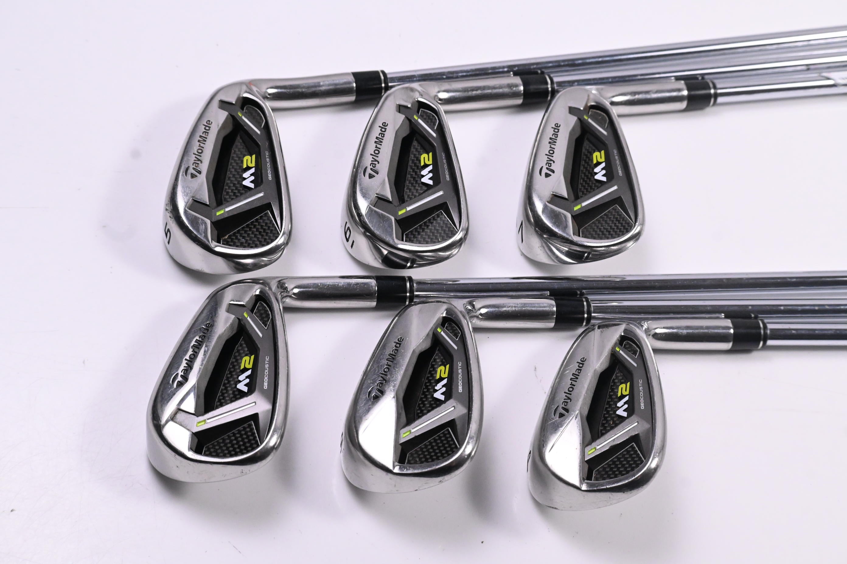Taylormade M2 2017 Irons / 5-PW / Regular Flex Taylormade Reax 88 Shafts