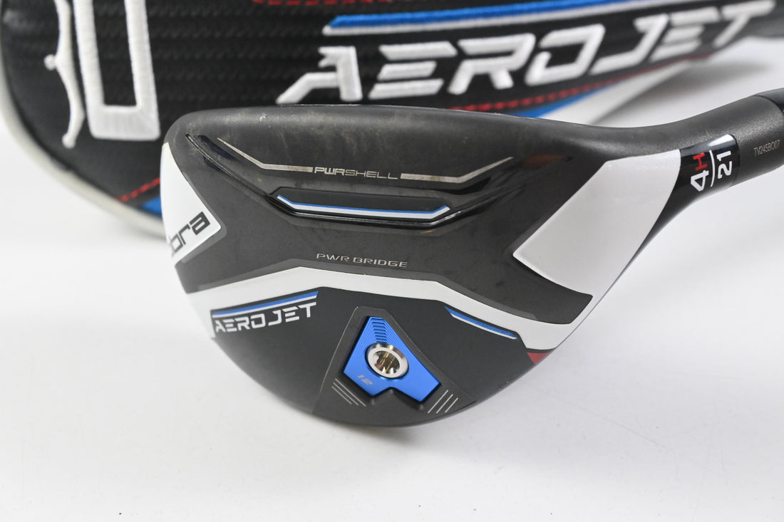 Cobra Aerojet #4 Hybrid / 21 Degree / Stiff Flex KBS PGI 85 Shaft