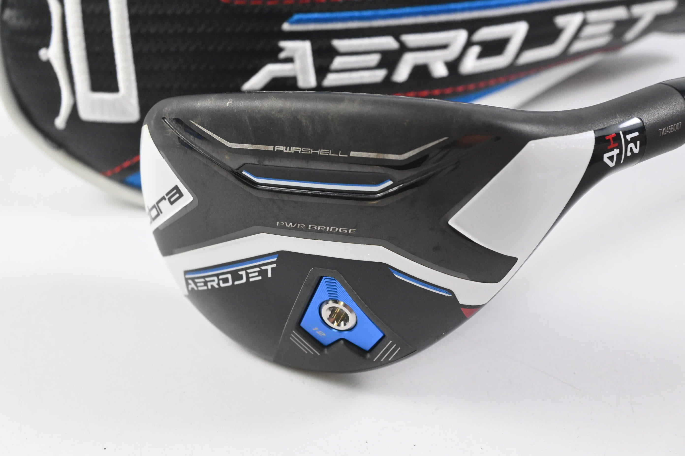 Cobra Aerojet #4 Hybrid / 21 Degree / Stiff Flex KBS PGI 85 Shaft