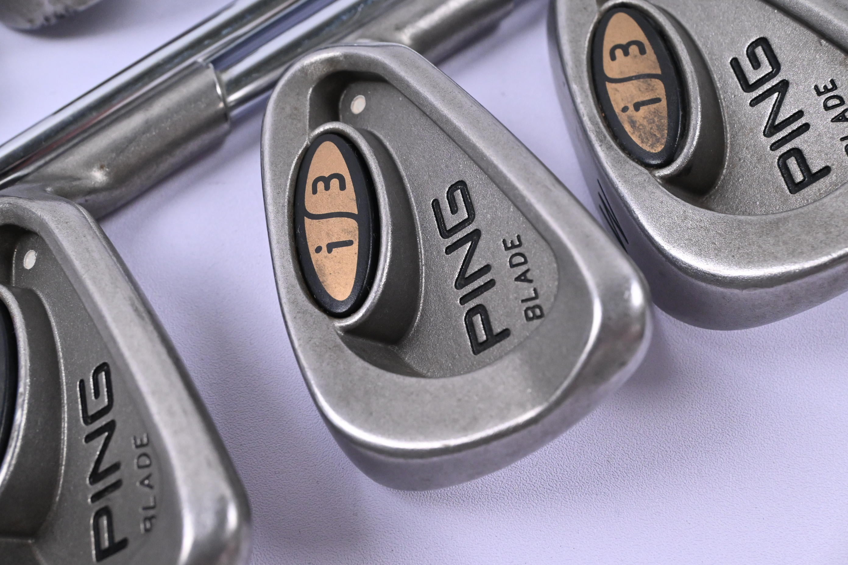 Ping i3 Irons / 3-PW+SW / White Dot / Regular Flex Ping Cushin JZ Shafts